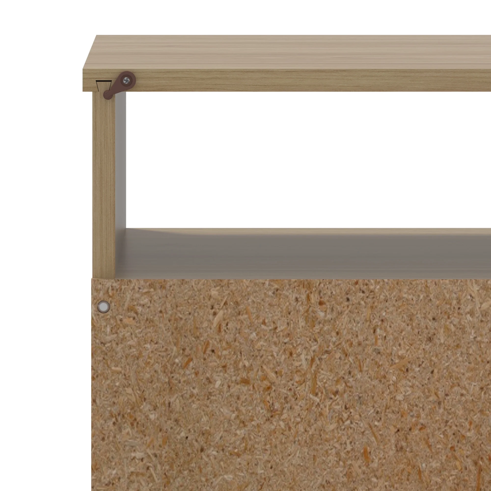 Mainstays Ardent Open Shelf Nightstand, White - Womvr