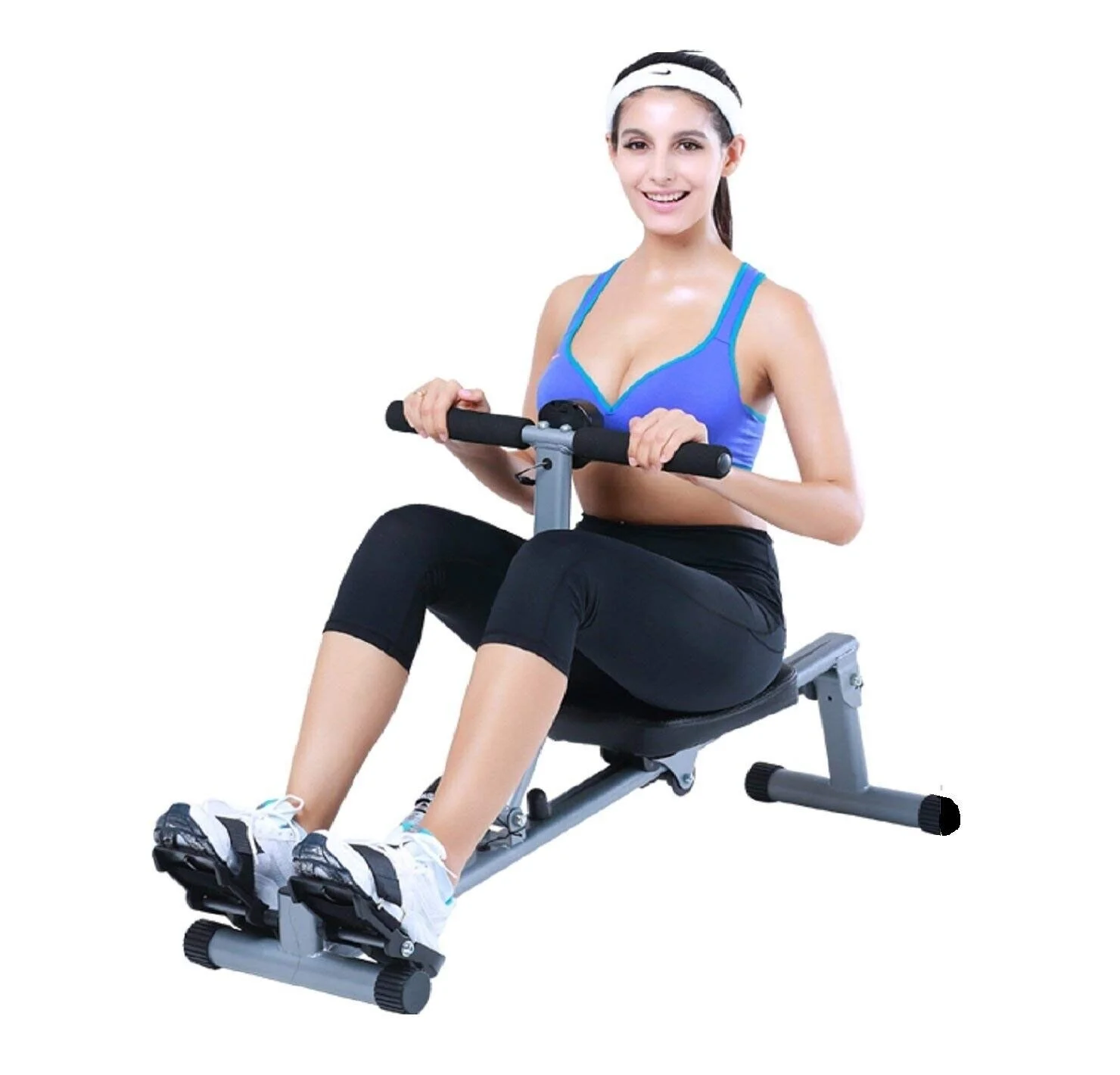 Iron Bar Fitness Rowing Machine: Full Body Workout for Weight Loss and Stay in Shape - Womvr