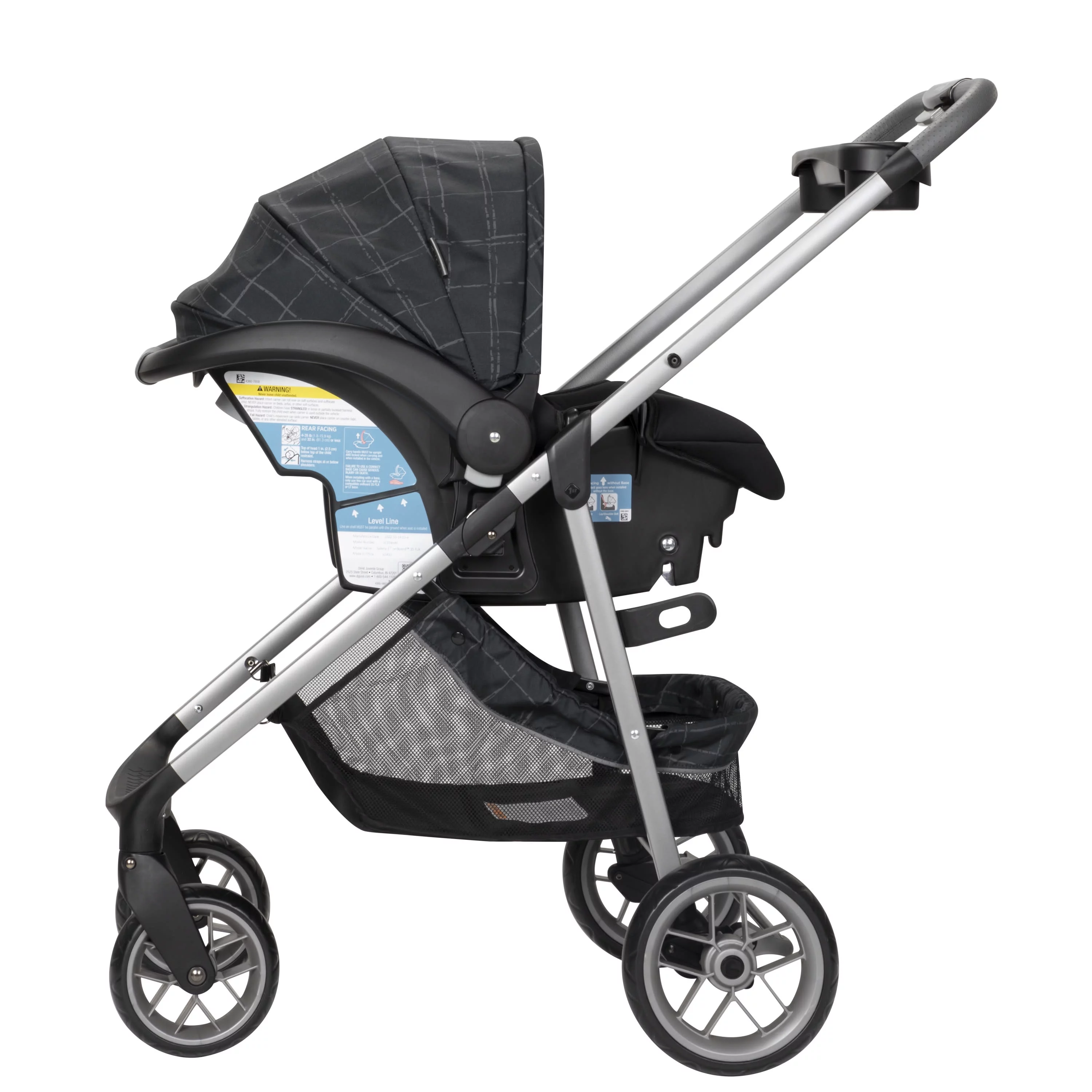 Safety 1st Deluxe Grow and Go Flex 8-in-1 Travel System, High Street, Infant - Womvr