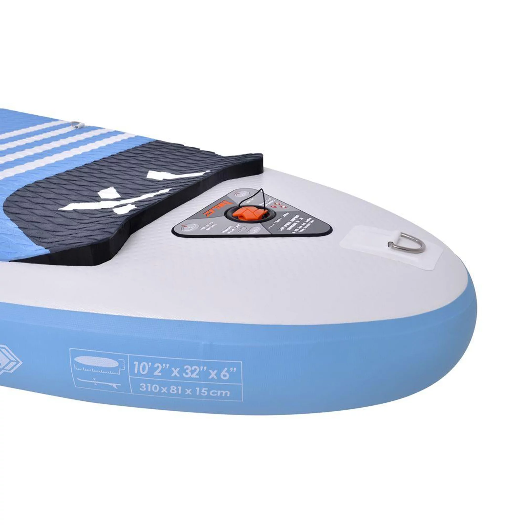 Zray 12 Foot X-Rider Epic X3 Inflatable SUP Paddle Board Kit, Blue/White - Womvr