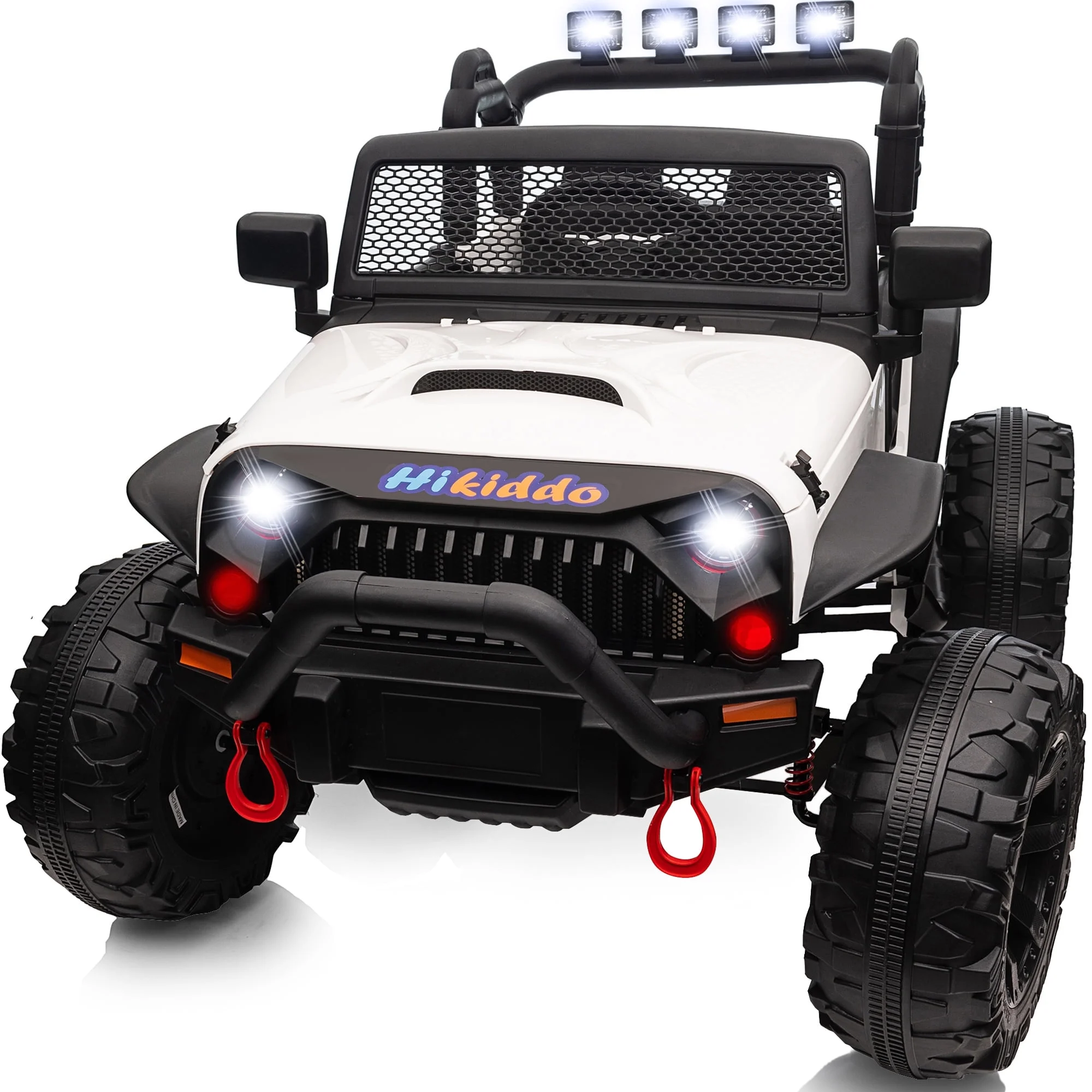 Hikiddo 24V Kids Ride on Truck, 2 Seater Powered Ride on Toy Car with Remote - Womvr