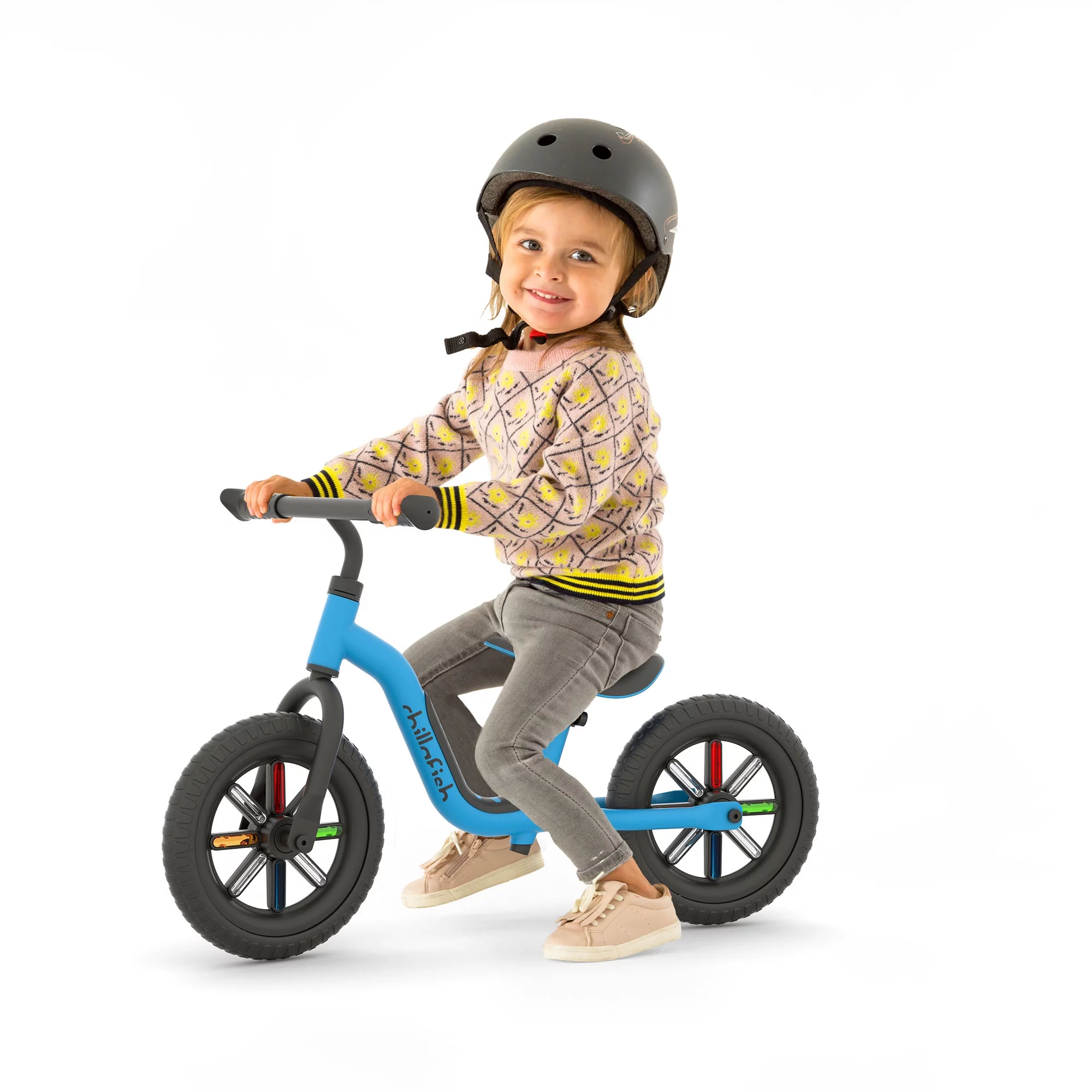 Chillafish Buzzi 10' Balance Bike for Kids 1.5 years and older, Lightweight Toddler Bike with Adjustable Seat - Womvr
