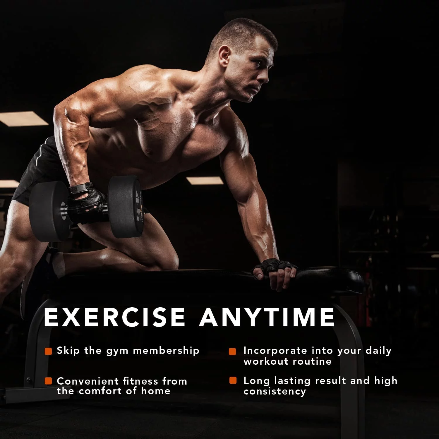 Yes4All 45 lbs Premium heavy weight Urethane Dumbbell, Single - Womvr