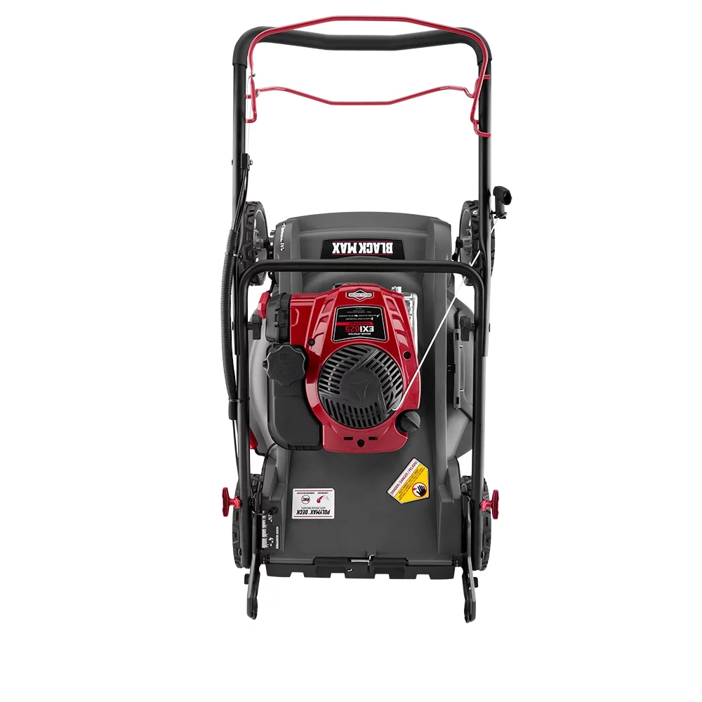 Black Max 21-Inch 150cc Self-Propelled Gas Mower with Briggs & Stratton Engine - Womvr