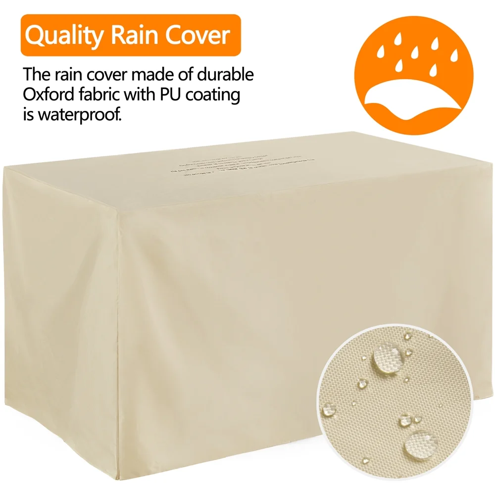 Alden Design 43in Propane Fire Pit Table with Ceramic Tabletop & Steel Base, Black - Womvr