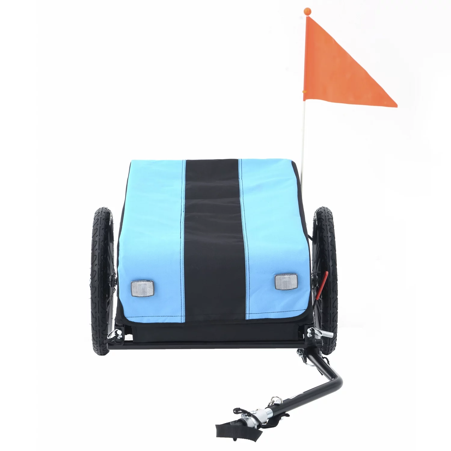 IM Lashes Bike Cargo Trailer, Bike Luggage Wagon Trailer with Removable Water Resistant Cover, Folding Frame Quick Release 16 Wheels - Womvr