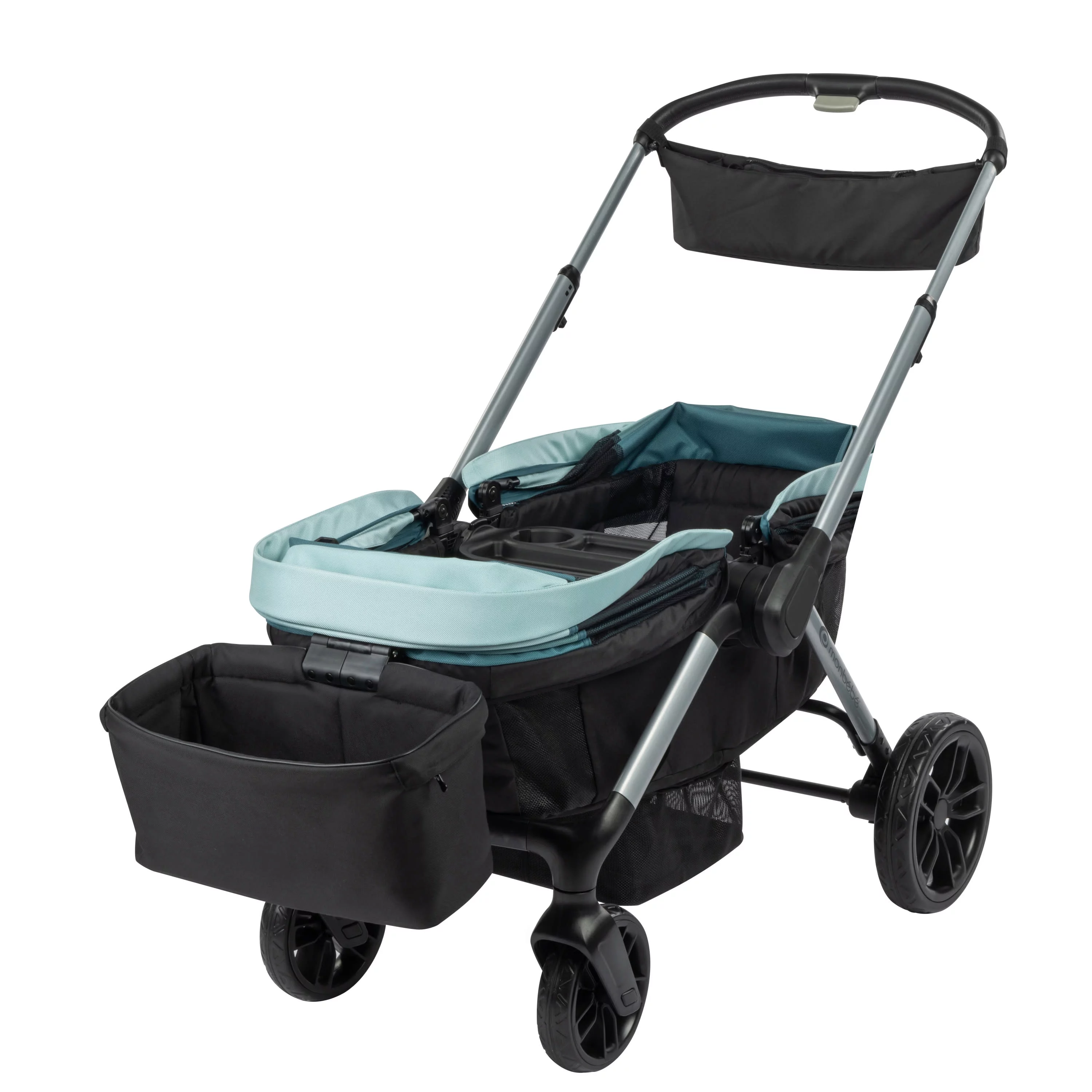Monbebe Everyday Outings Wagon Stroller, Cobblestone Grey - Womvr