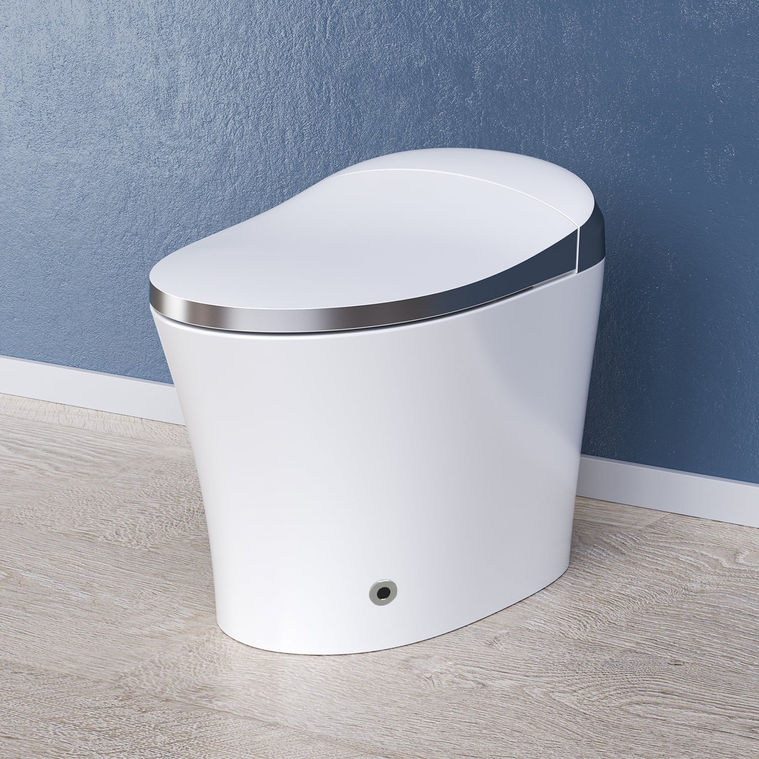 Horow Smart Toilet with Heated Seat, Automatic Power Flush Tankless,Ceramic One Piece Toilets for Bathroom - Womvr