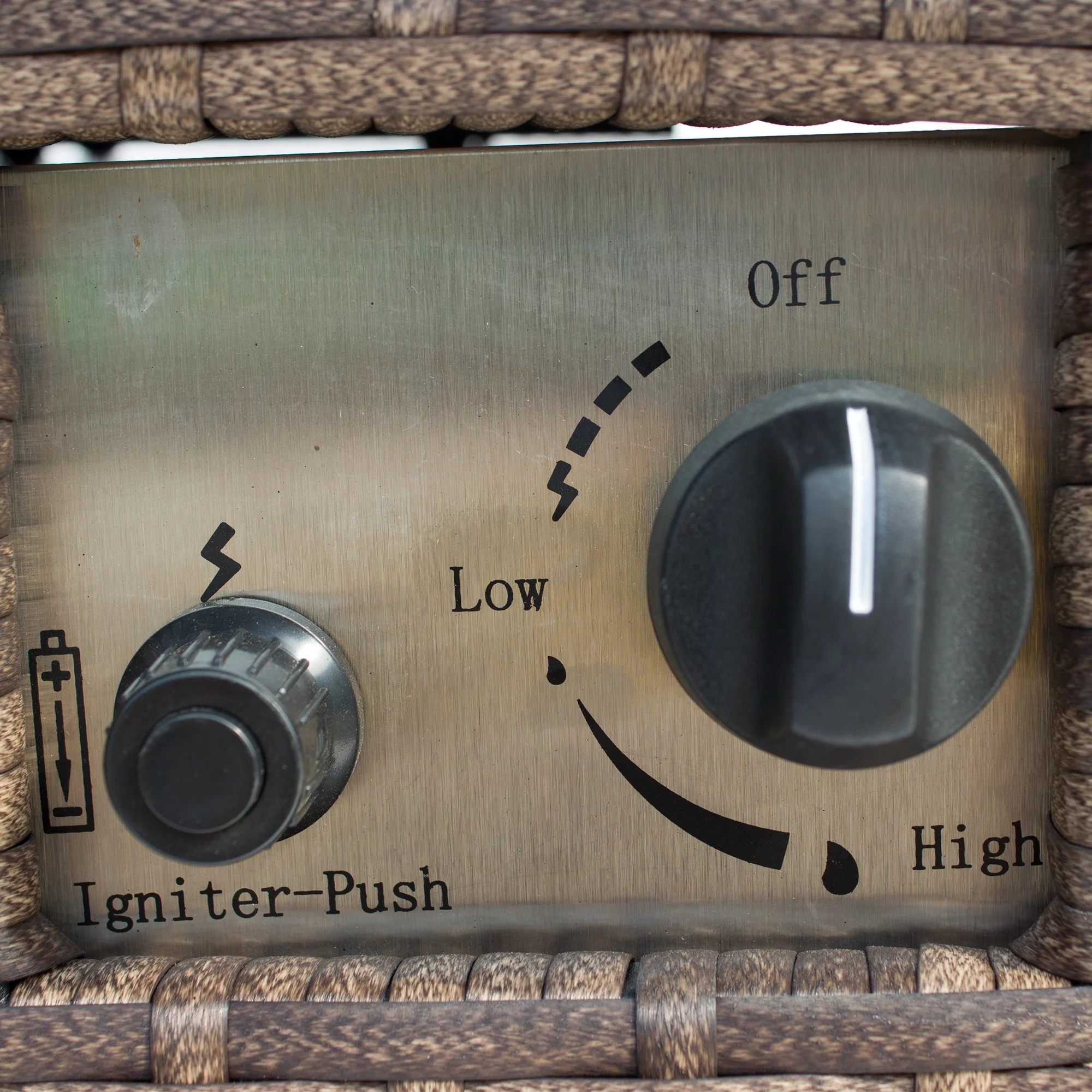 Better Homes & Gardens 50 inch Brookbury Gas Burning Steel Fire Pit Table - Womvr