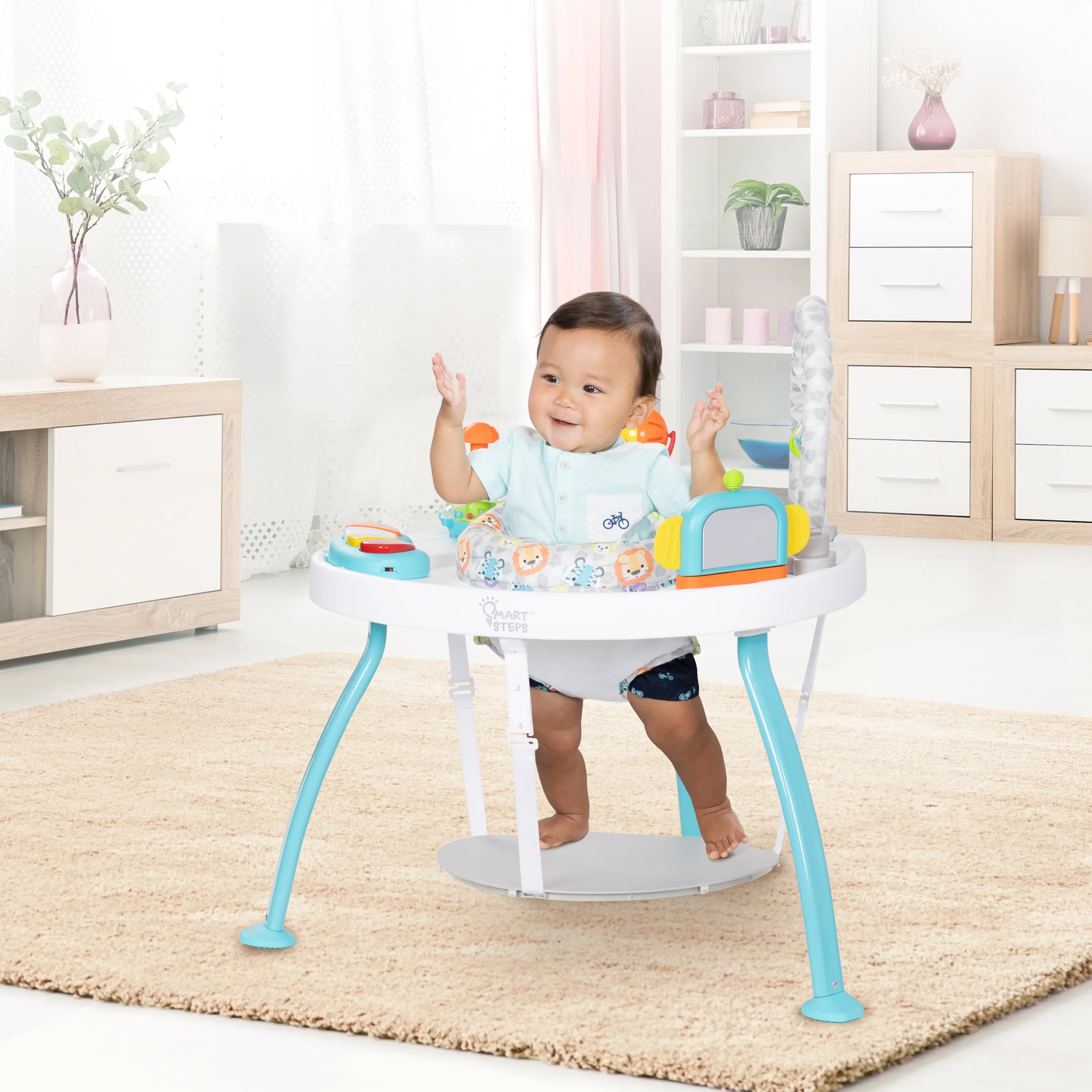 Smart Steps Bounce N' Play 3-in-1 Activity Center - Womvr