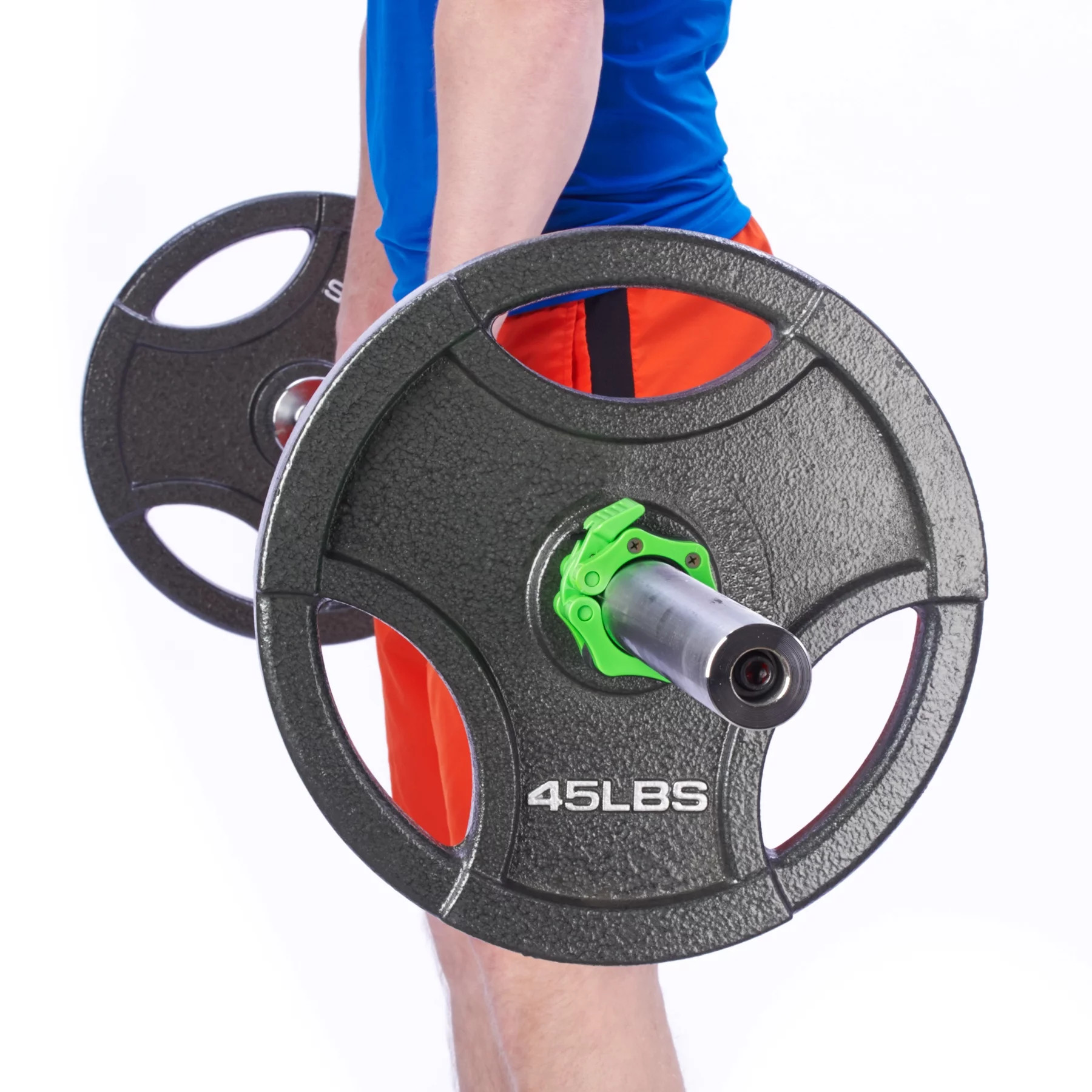 Black Mountain Products Barbell Clamps with Quick Release for 2 In. Olympic Bars - Womvr