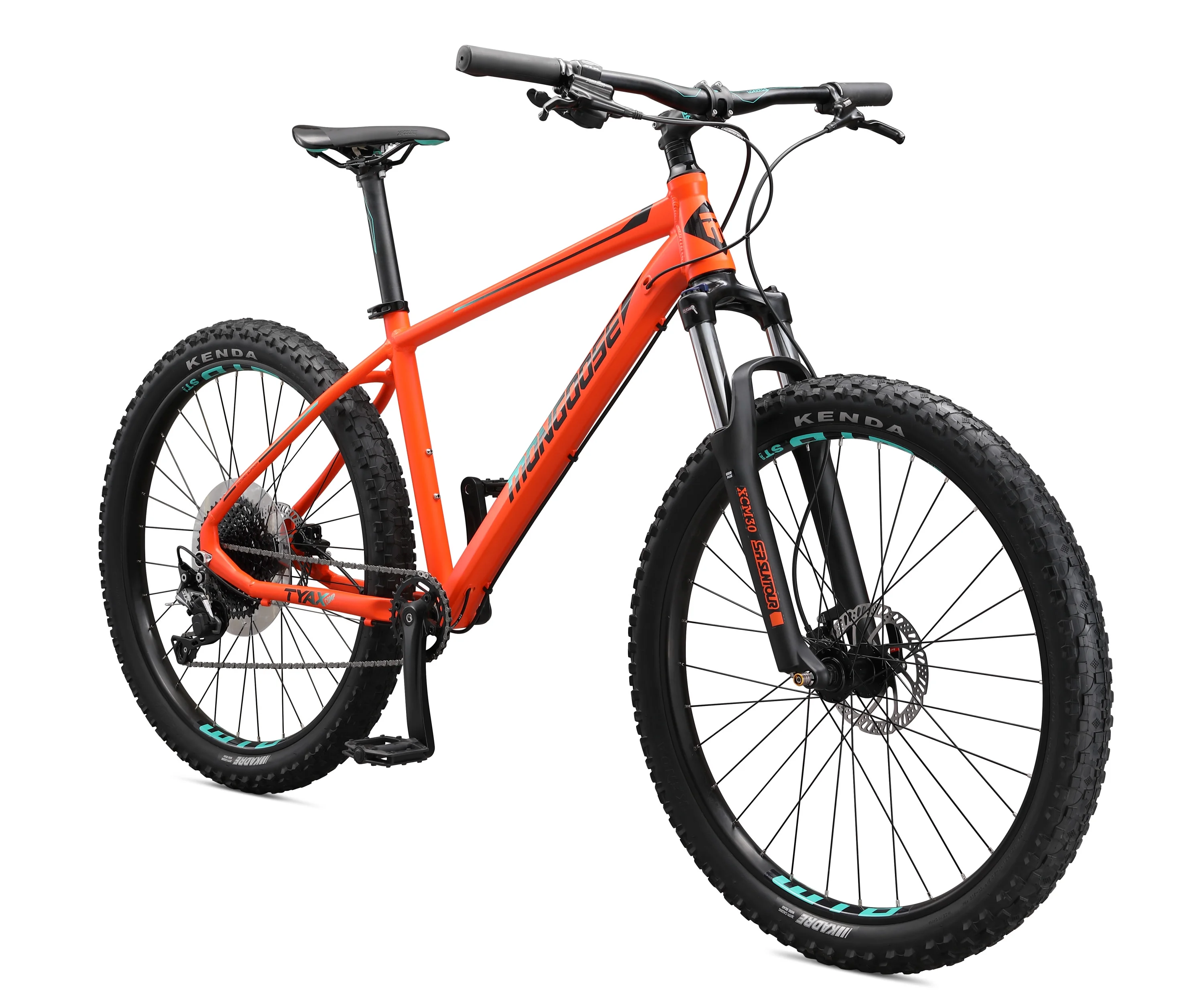 Mongoose Tyax 29 Comp Adult Unisex 29-in. Mountain Bike, Orange - Womvr