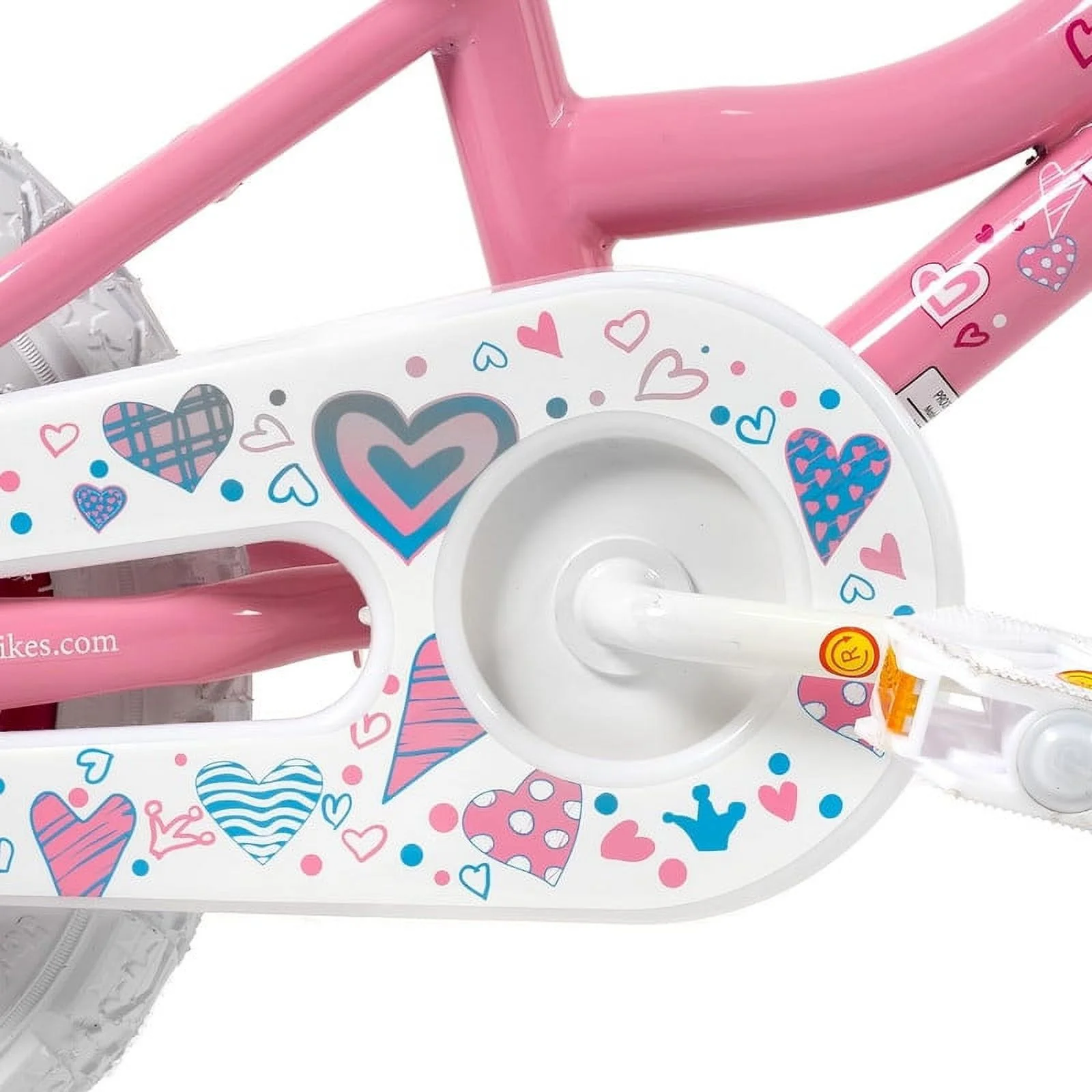 JOYSTAR Angel Girls Bike for Toddlers and Kids Ages 2-9 Years Old, 12 14 16 18 Inch Kids Bike with Training Wheels & Basket, 18 in Girl Bicycle with Handbrake & Kickstand - Womvr