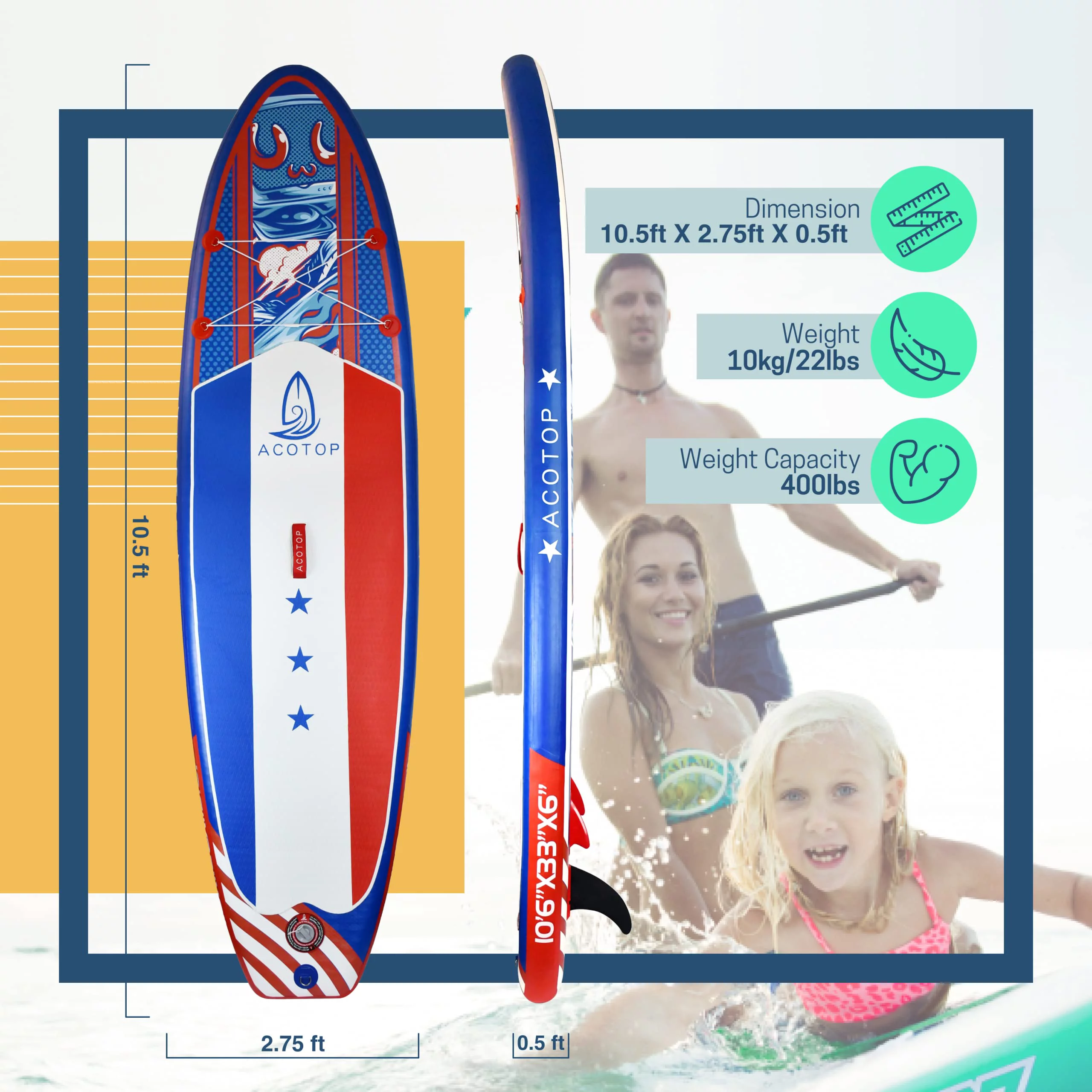 Acoway | Inflatable Paddle Boards 106 33
