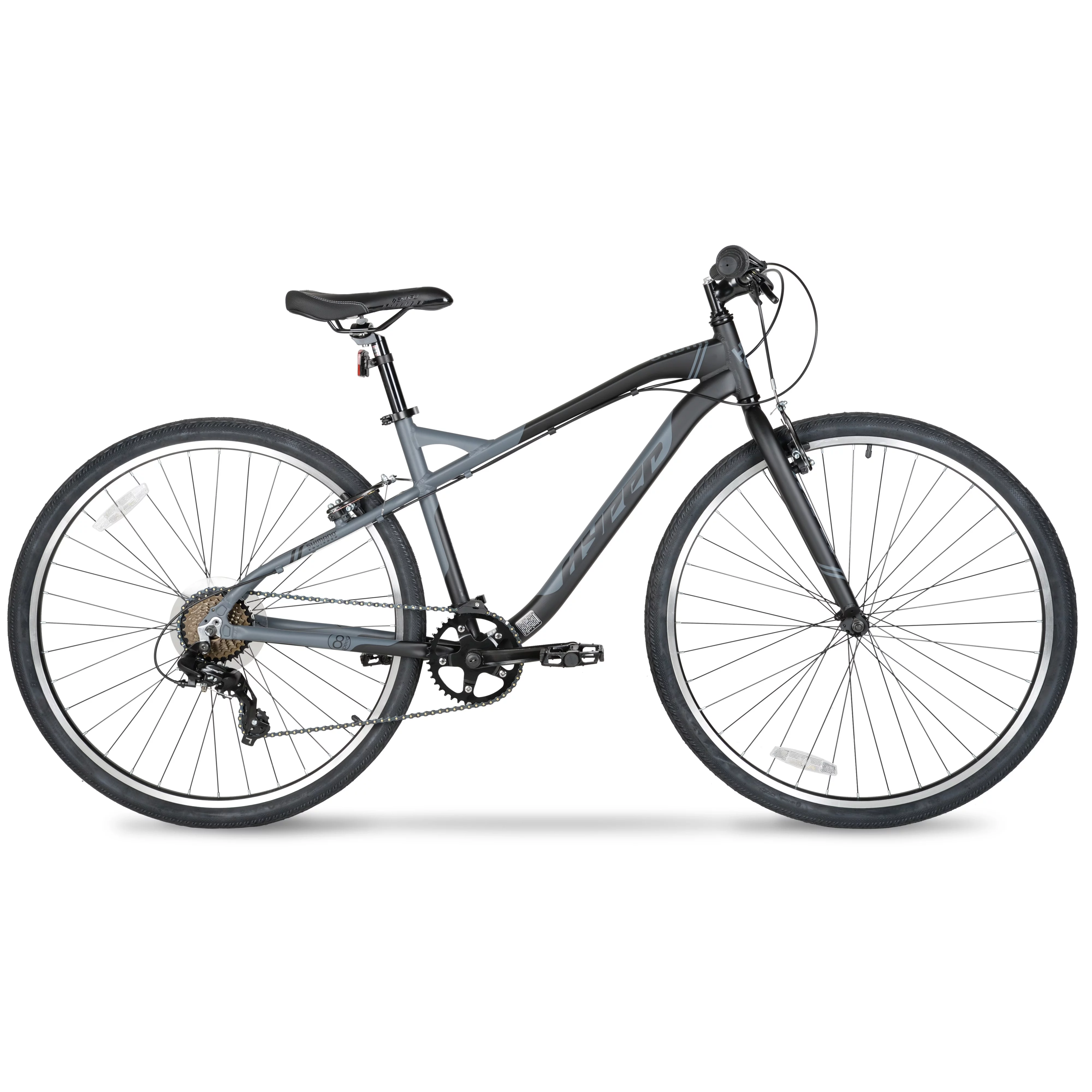 Hyper Bicycles 700c Urban Bike for Adults, Gray - Womvr