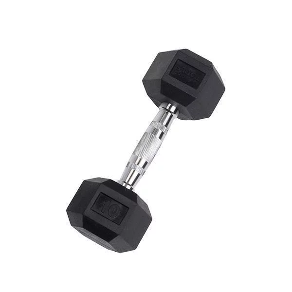 YORK Rubber Hex Dumbbell (2.5-30 lb.) - Womvr