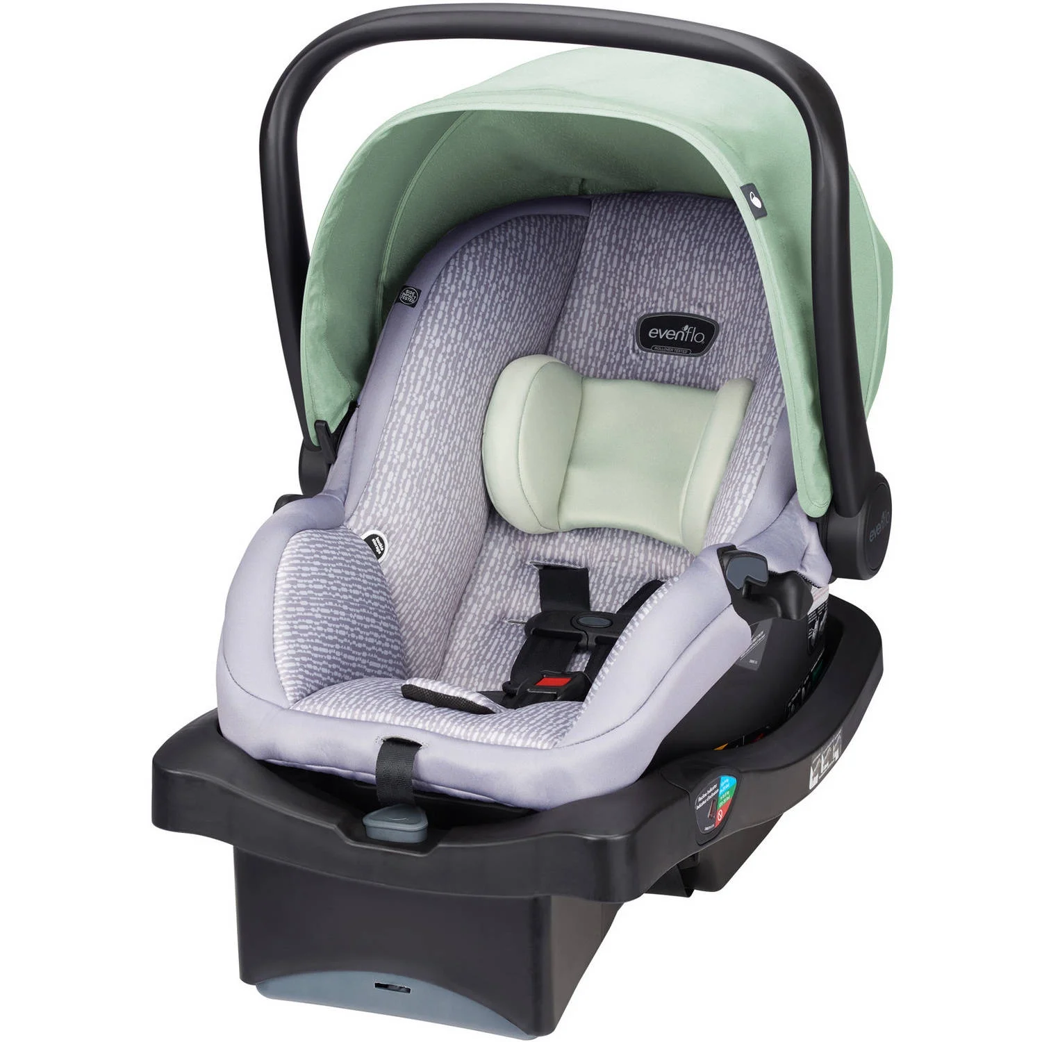 Evenflo LiteMax 35 Infant Car Seat (River Stone Gray) - Womvr