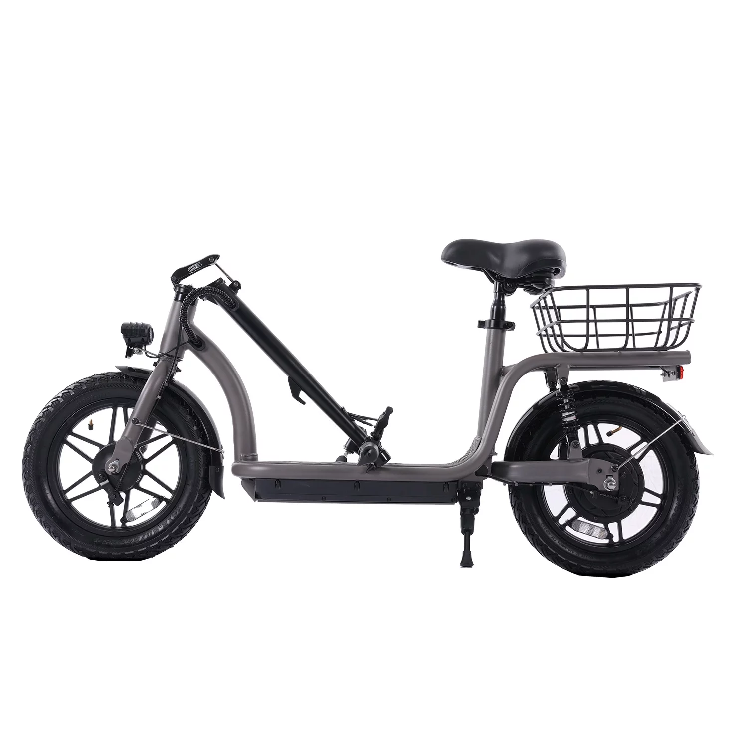 GOTRAX Flex Electric Scooter with Seat for Adult Commuter, 400W&16 Miles Range&15.5Mph Foldable Scooter with 14