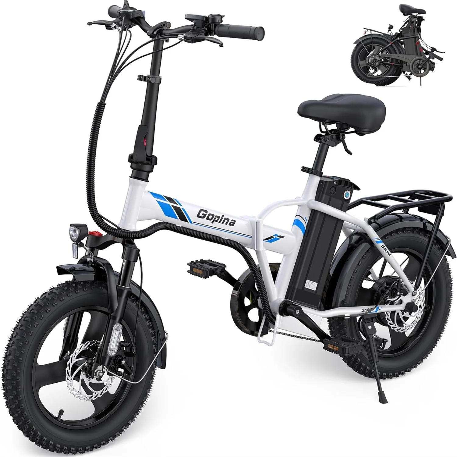 Vivi Electric Bike for Adults 350W Folding Electric Bike 16