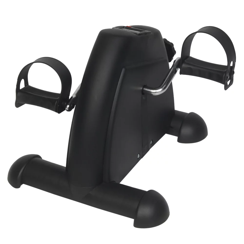 SalonMore Mini Cycle Exercise Bike Under Desk, for Leg/Arm Pedder, Black - Womvr