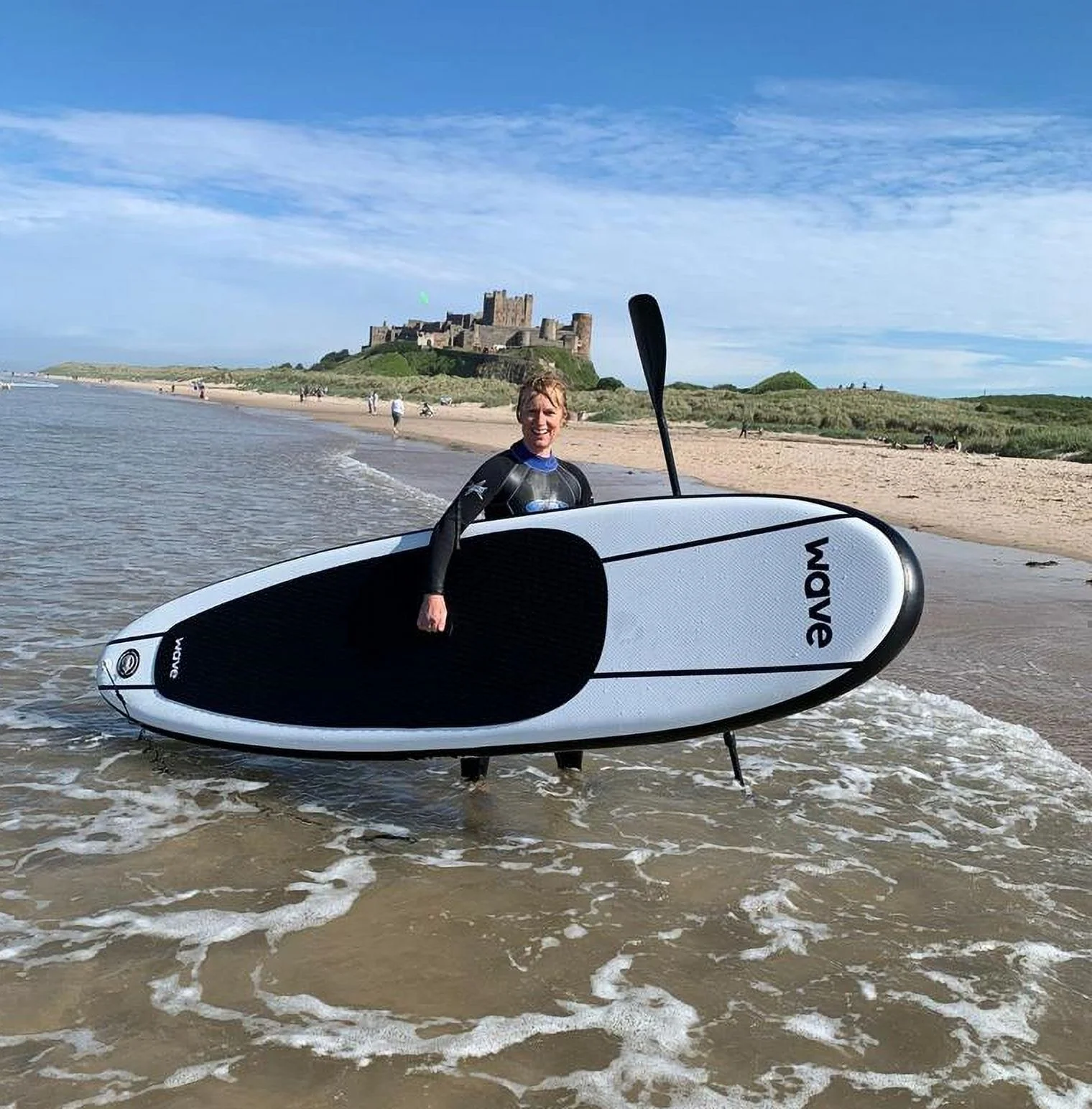 Wave Classic SUP Package | White Stand Up Inflatable Paddle Board 11ft - Womvr