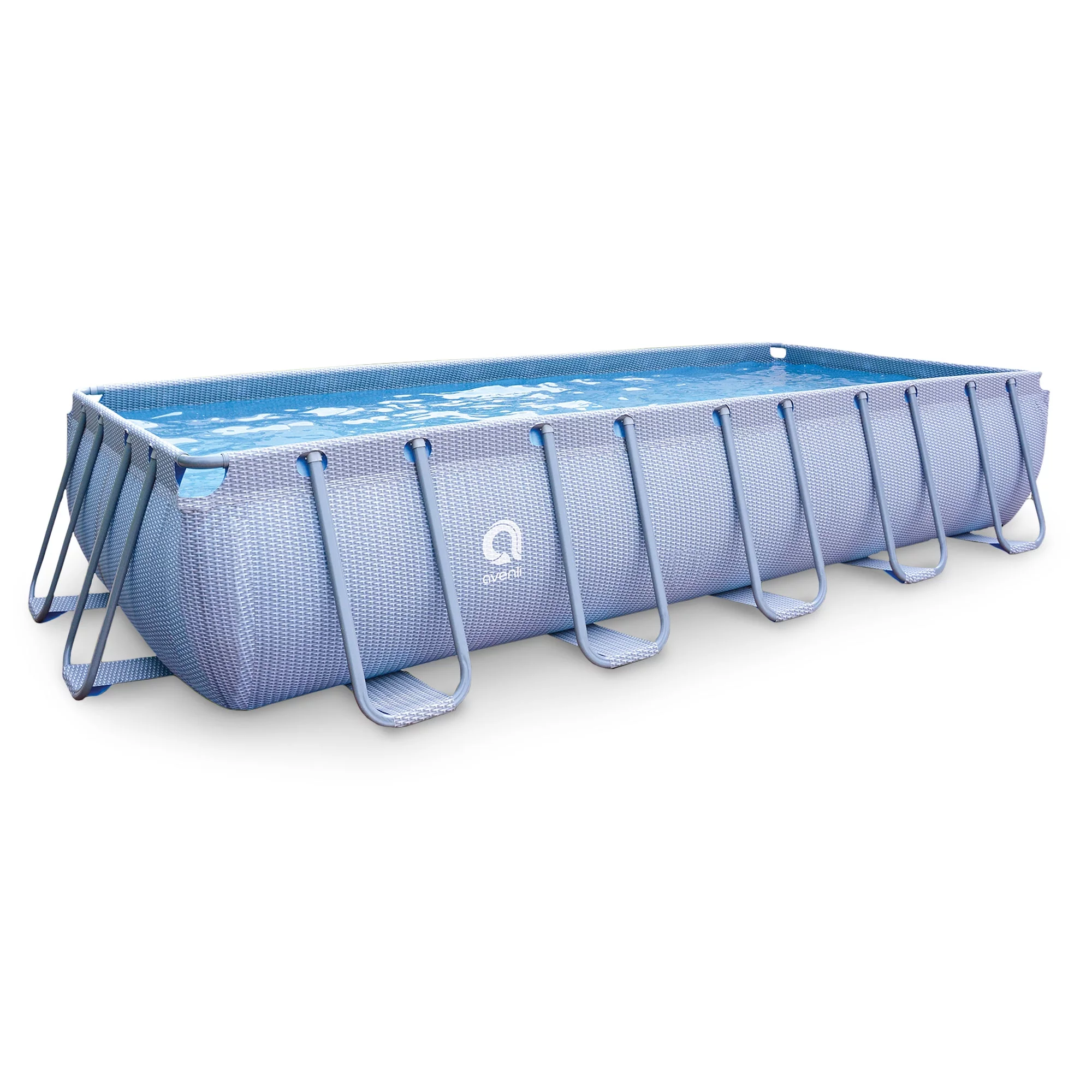 jLeisure Avenli 18 Foot x 39.5 Inch Rectangle Above Ground Swimming Pool - Womvr
