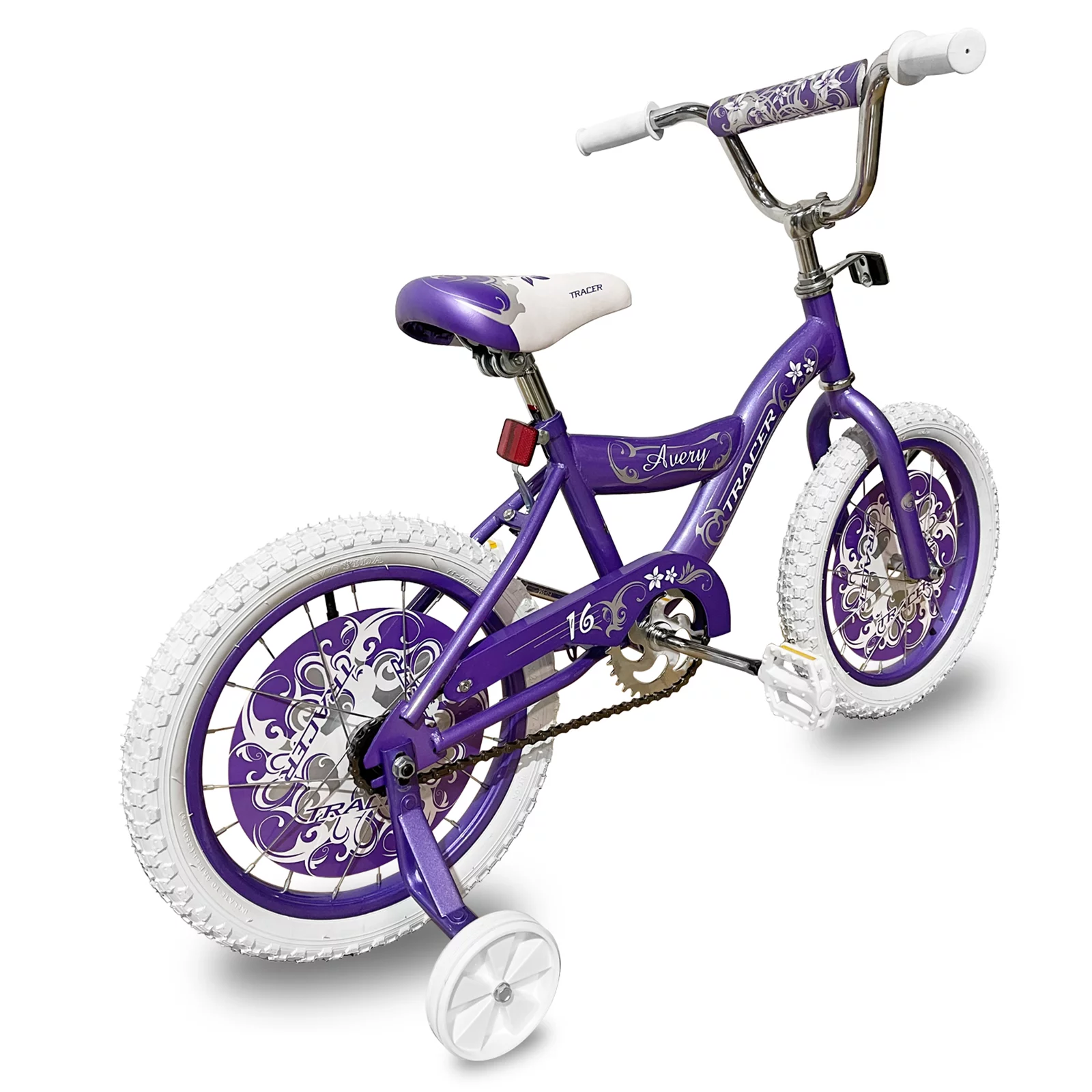TRACER Daisy BMX 20 Inch Kids Bike, Boy and Girls Age 5 to 9, Purple - Womvr