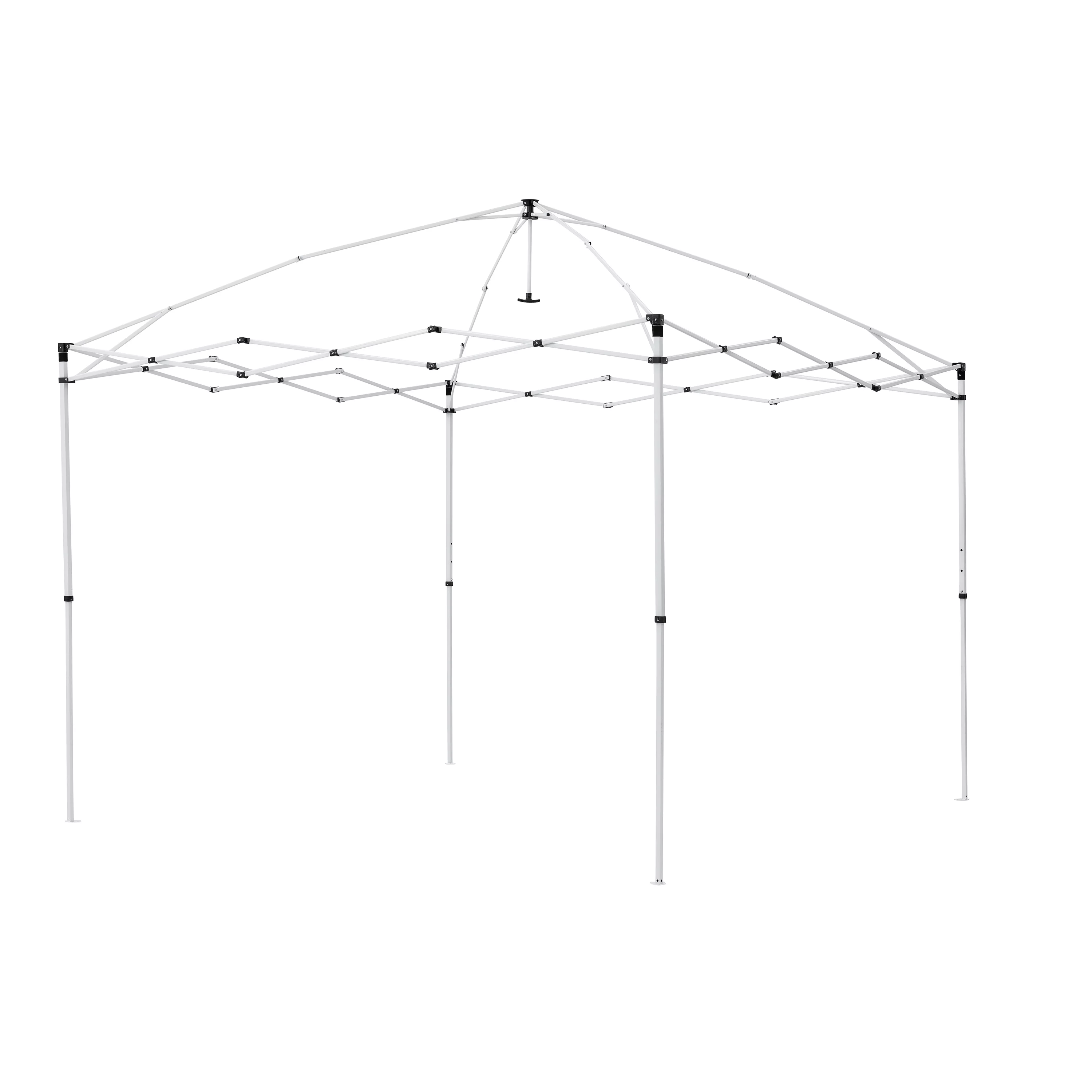 Ozark Trail Simple Push Straight Leg Instant Canopy, White, 10 ft x 10 ft - Womvr