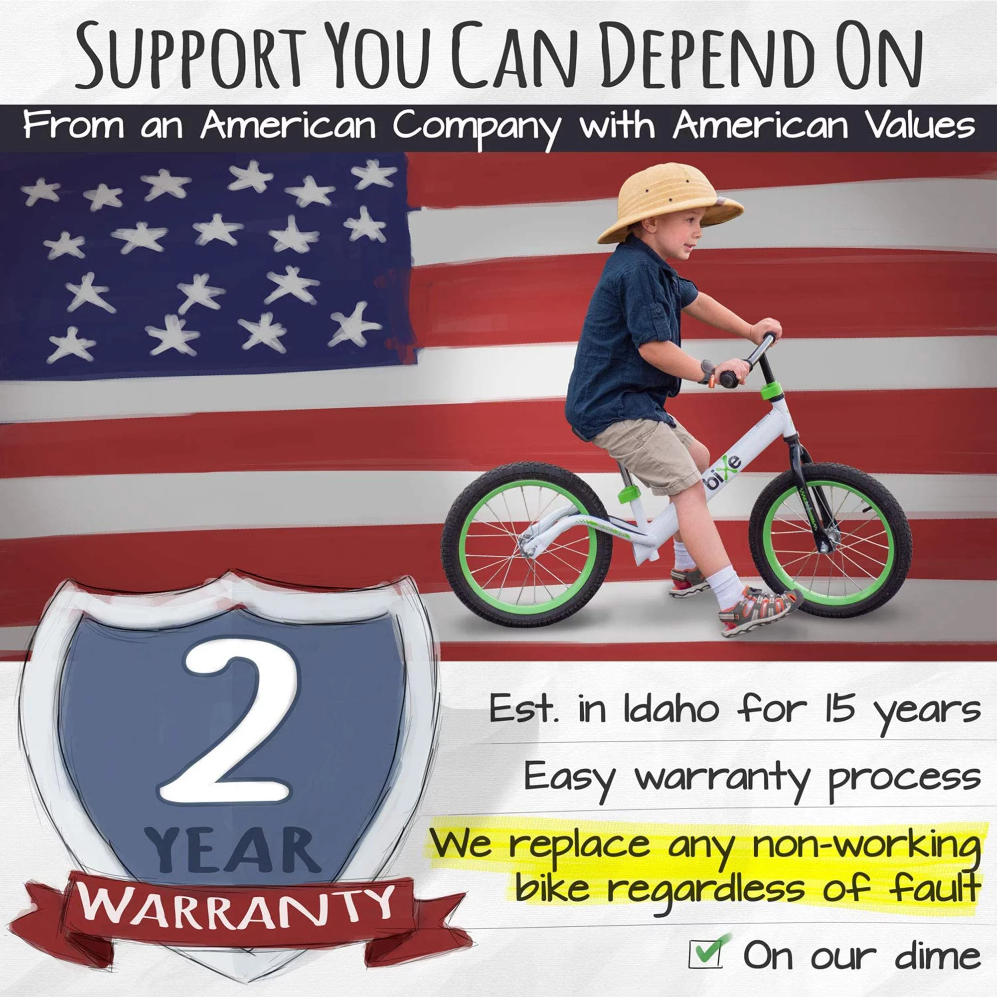 Bixe Aluminum Kids Balance Bike Lightweight 16” No-Pedal Training Bike, Purple - Womvr