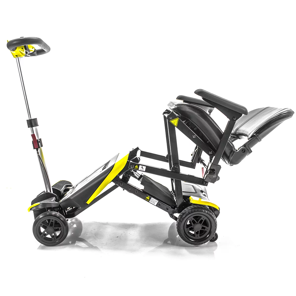 Enhance Mobility - The Transformer Electric Auto Folding Mobility Scooter 4-Wheel - Red - Womvr