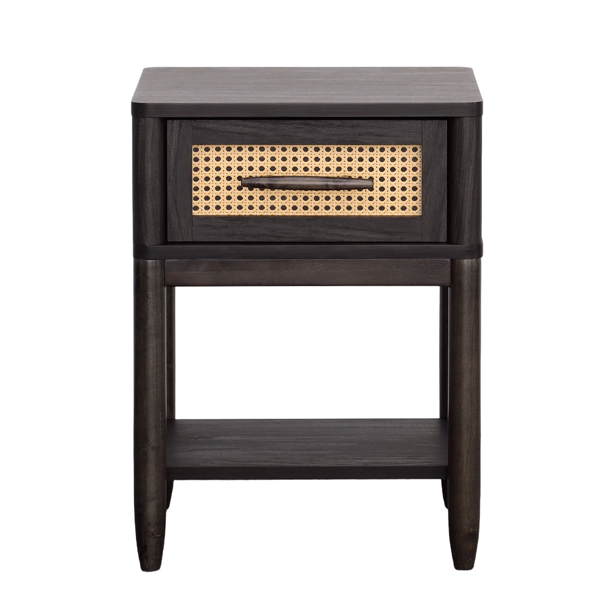 Better Homes & Gardens Springwood Caning Nightstand, Light Honey Finish - Womvr