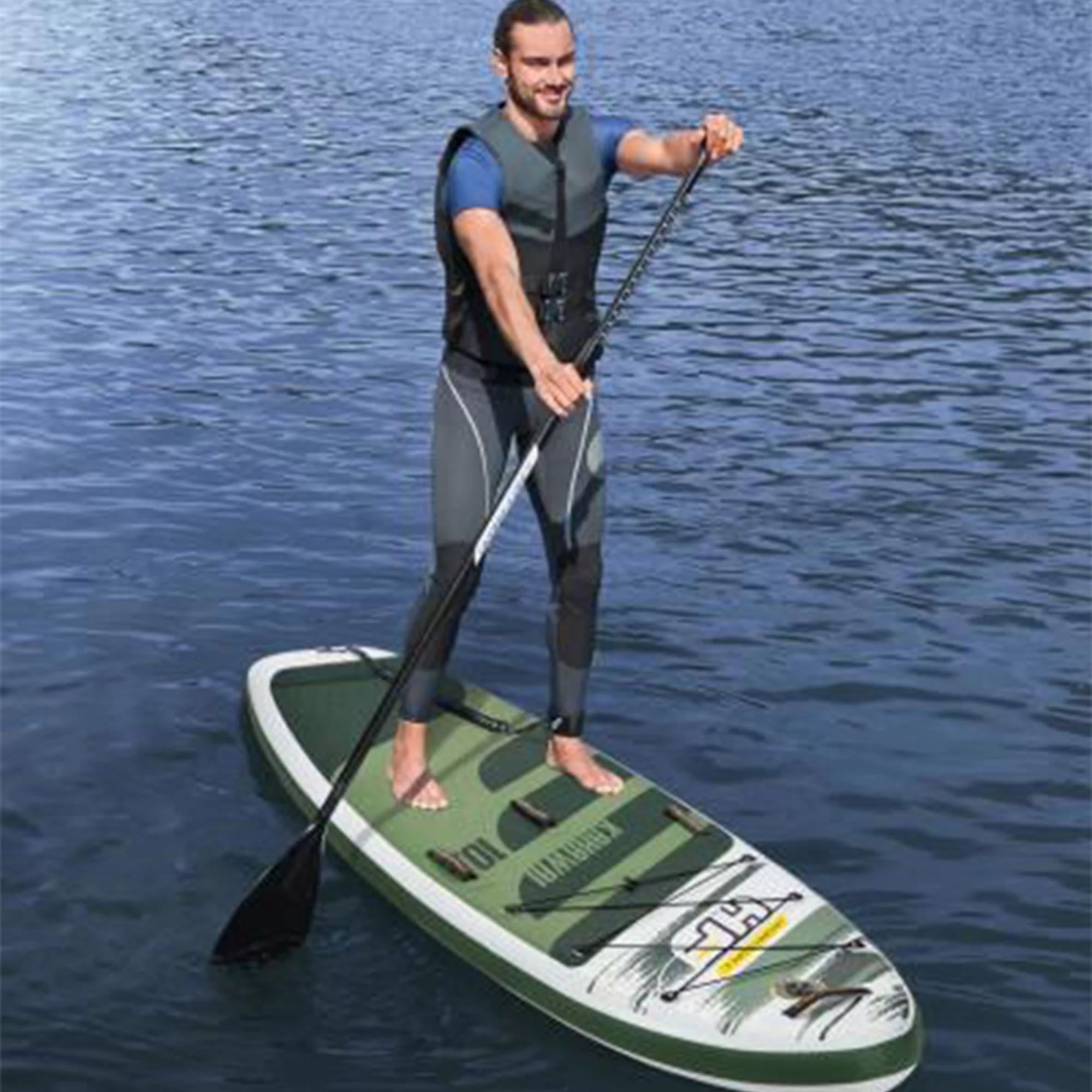 Bestway Hydro Force Kahawai Inflatable 10' Stand Up Paddle Board Water Set - Womvr