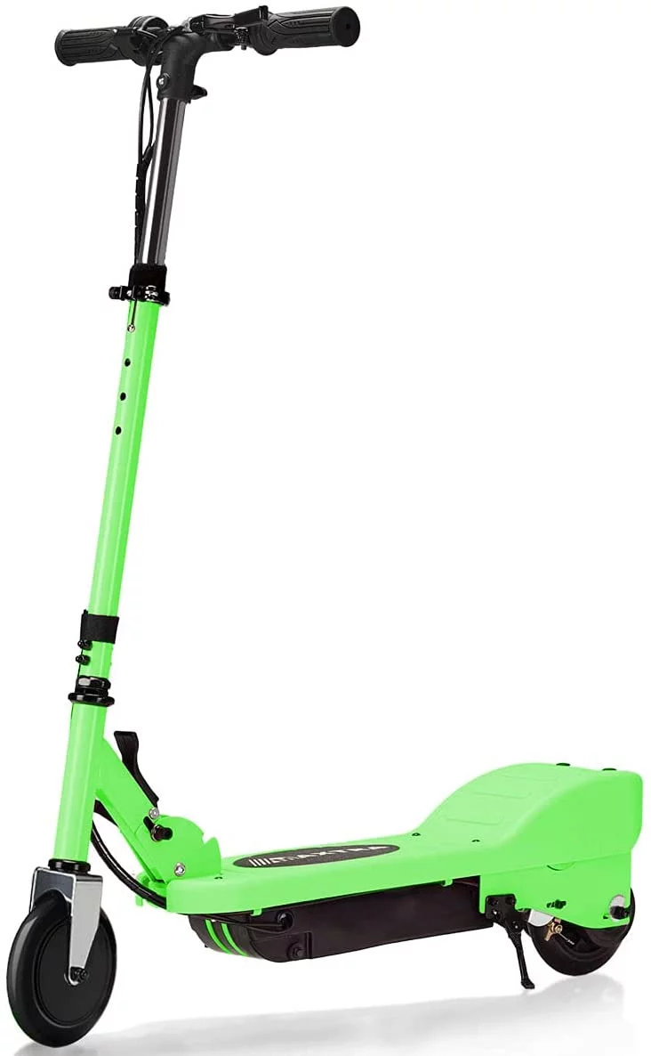 Maxtra Scooters E100 Folding Electric Scooter with Adjustable Handlebar for Kids Ages 6-12, up to 10 MPH, 155 Lbs. Max Load - Womvr