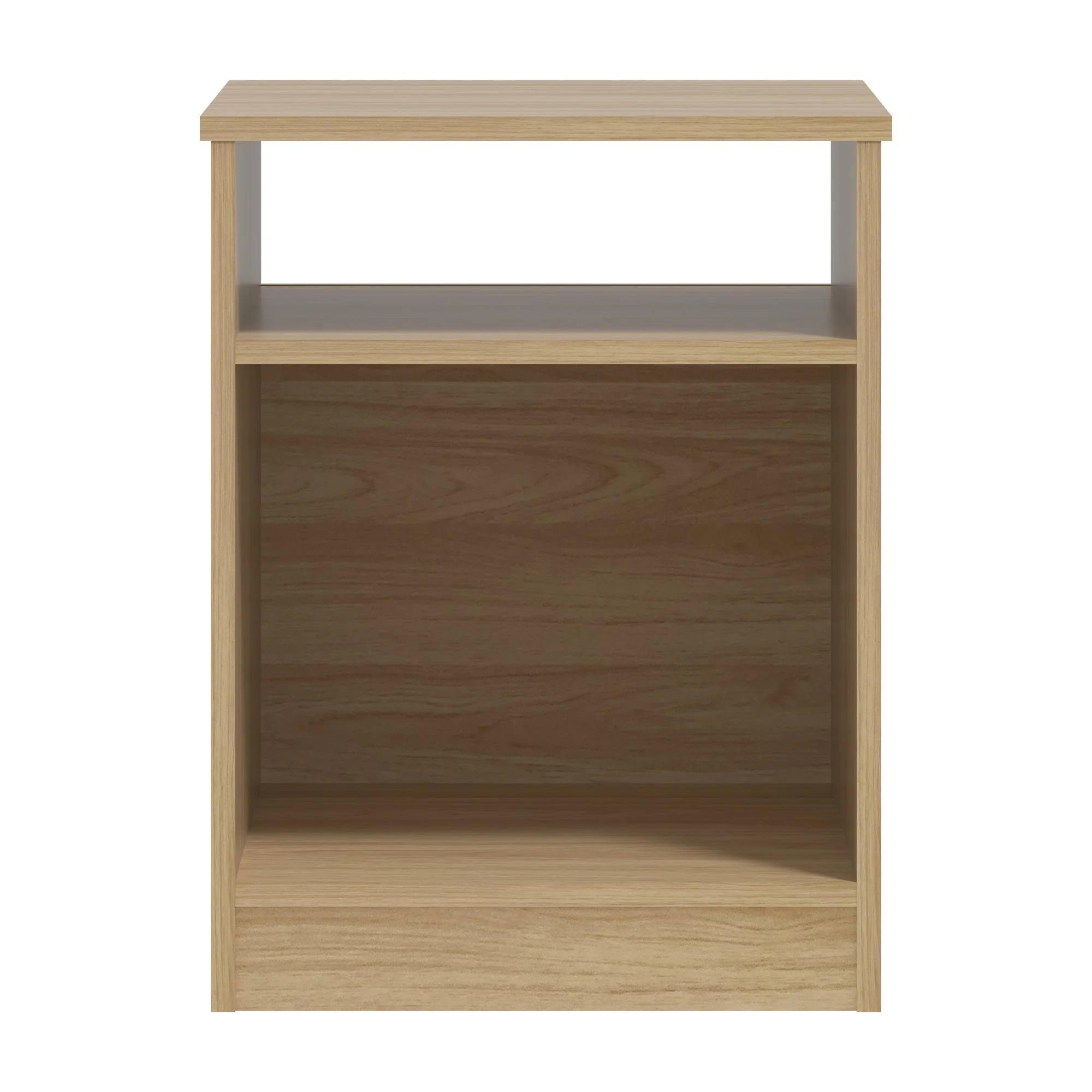 Mainstays Ardent Open Shelf Nightstand, White - Womvr