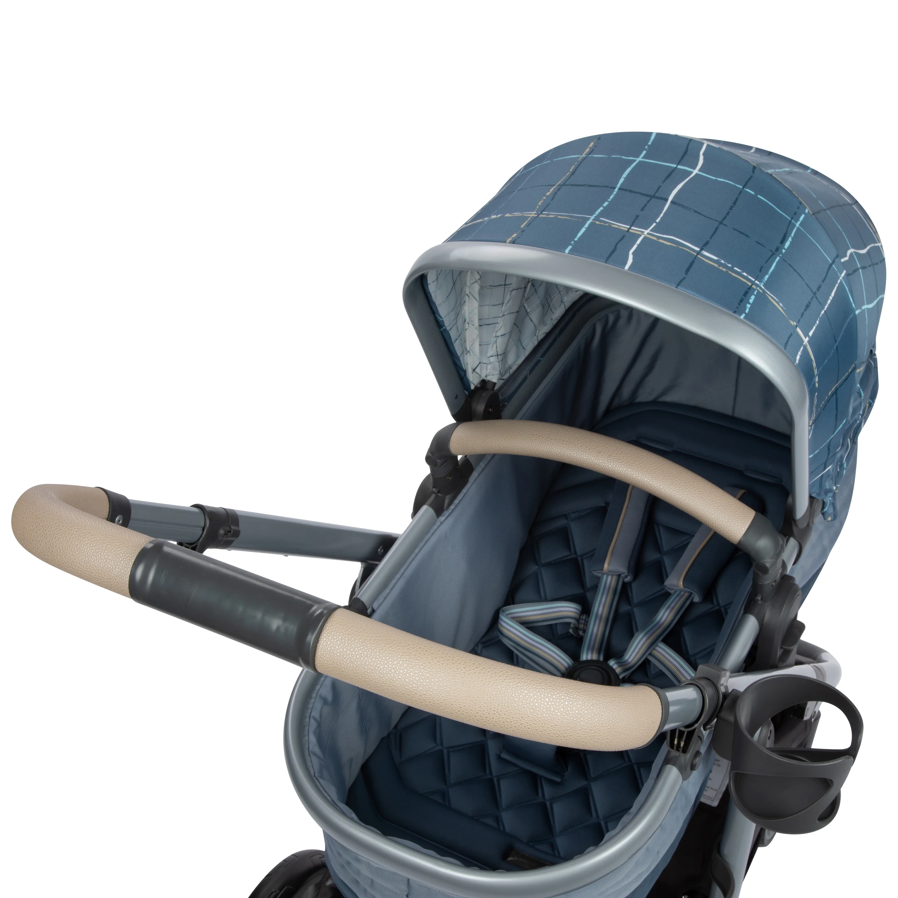 Monbebe 6-in-1 Modular Travel System, Plaid - Womvr
