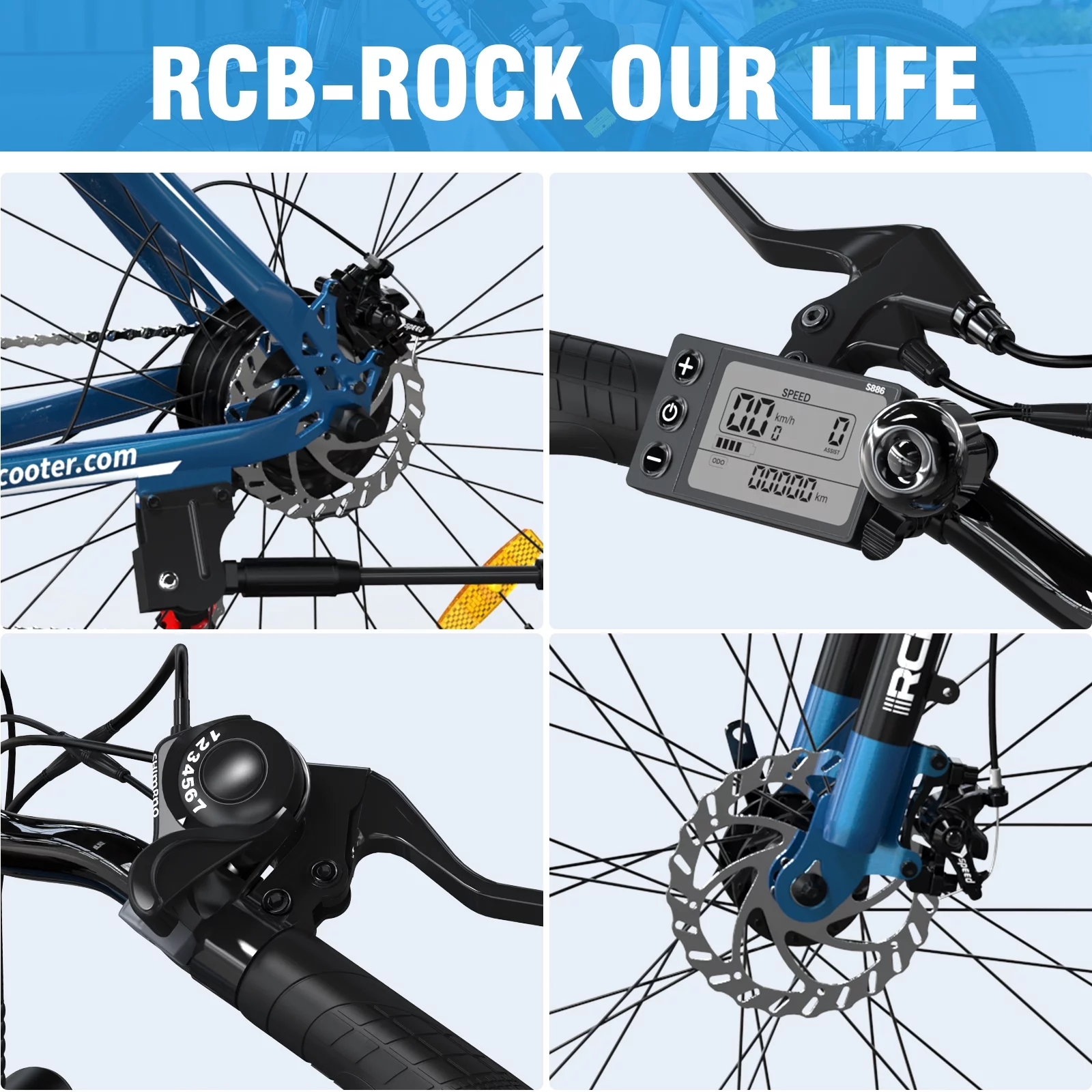 RCB 500W Electric Bike 26