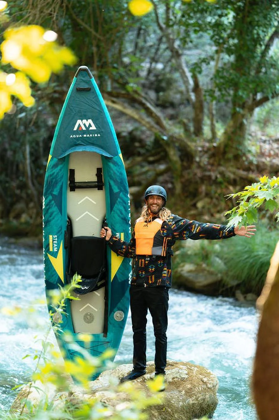 Aqua Marina, 1 Person, Versatile / White Water Kayak - STEAM 10'3