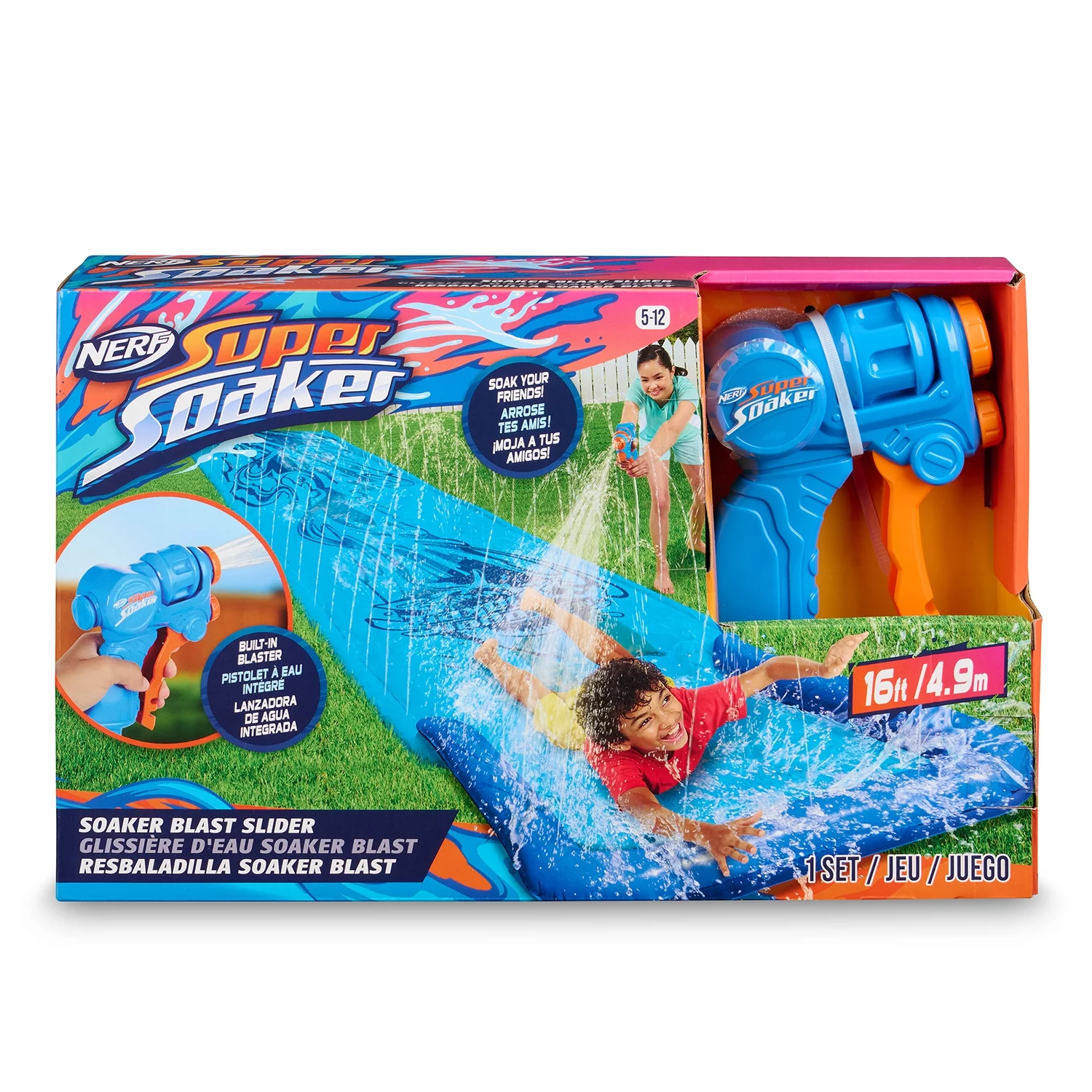NERF Super Soaker - Soaker Blast Slider by WowWee - Womvr