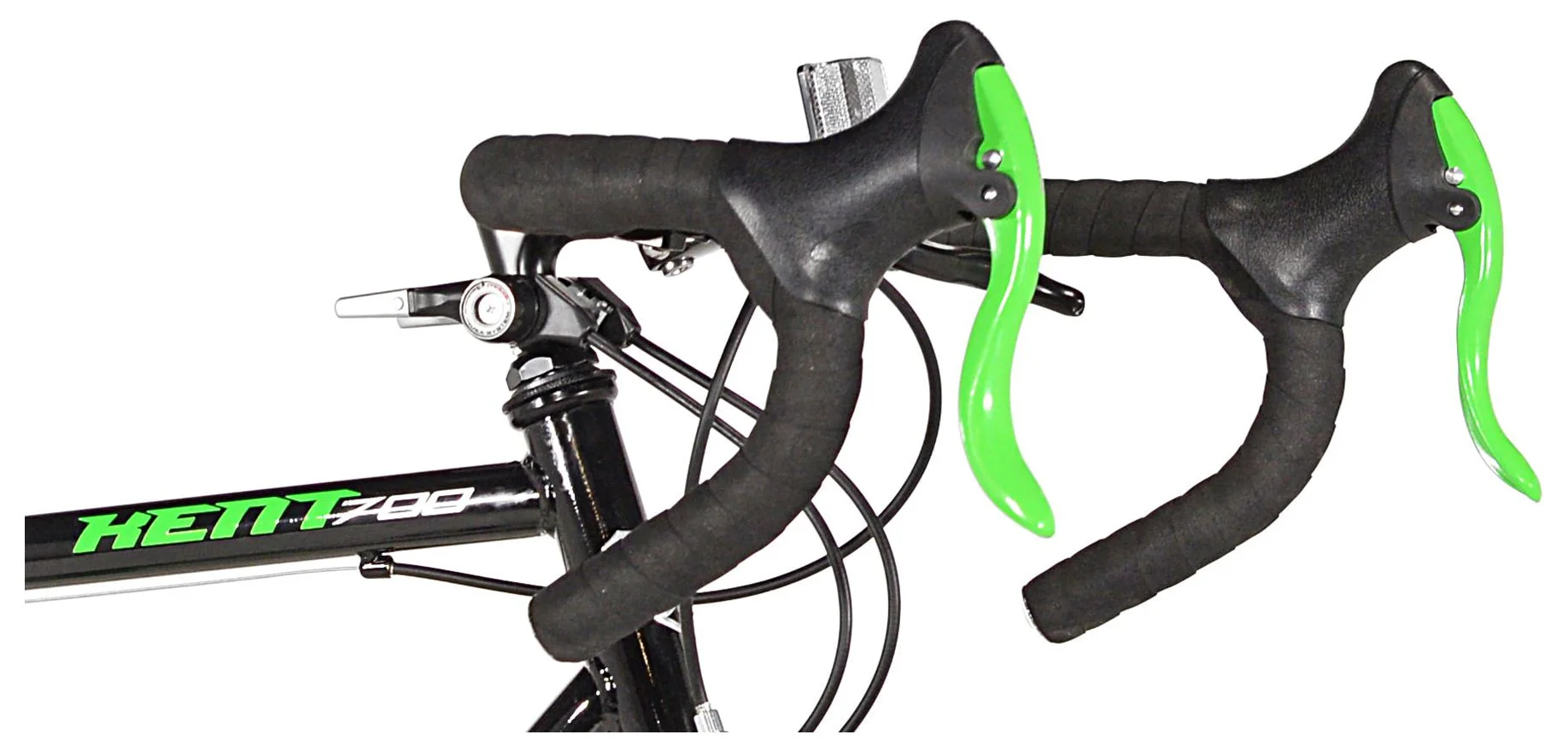 Kent 700c RoadTech Men's Bike, Black/Green - Womvr