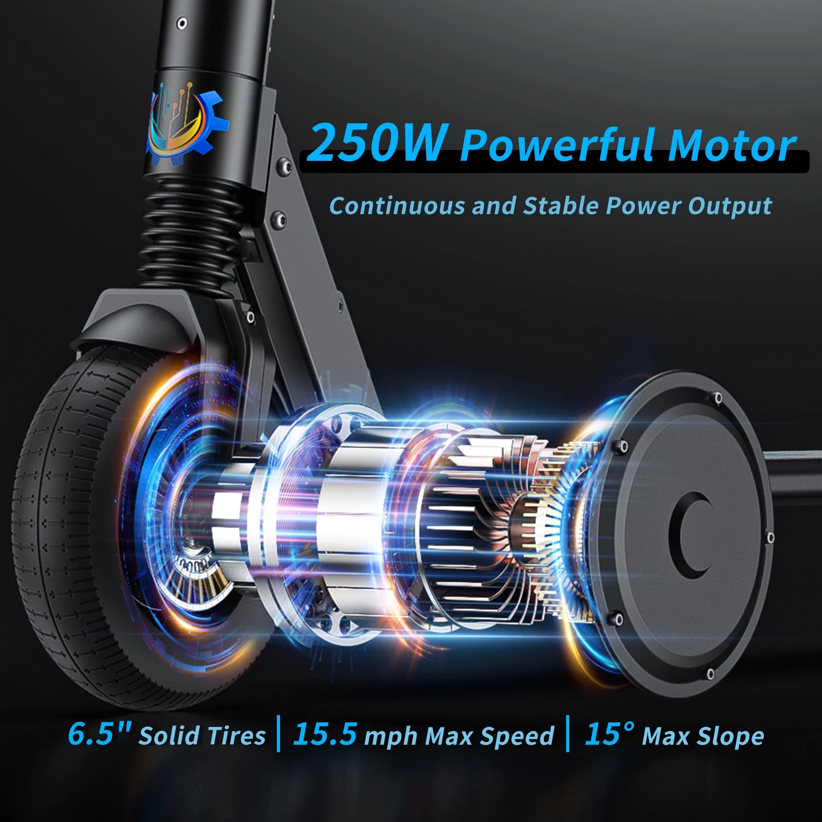 Caroma Electric Scooter for Adults, 20 Mph & 25 Miles Range, 10