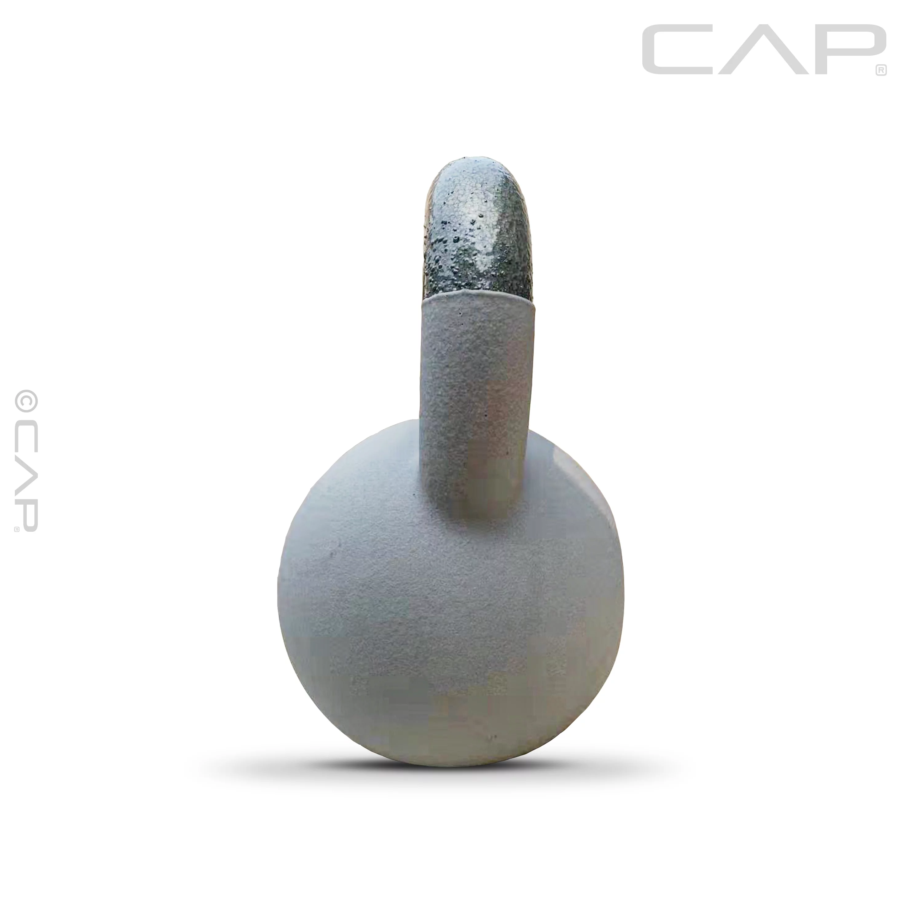 CAP, 10lb Neoprene Coated Kettlebell, Orange - Womvr