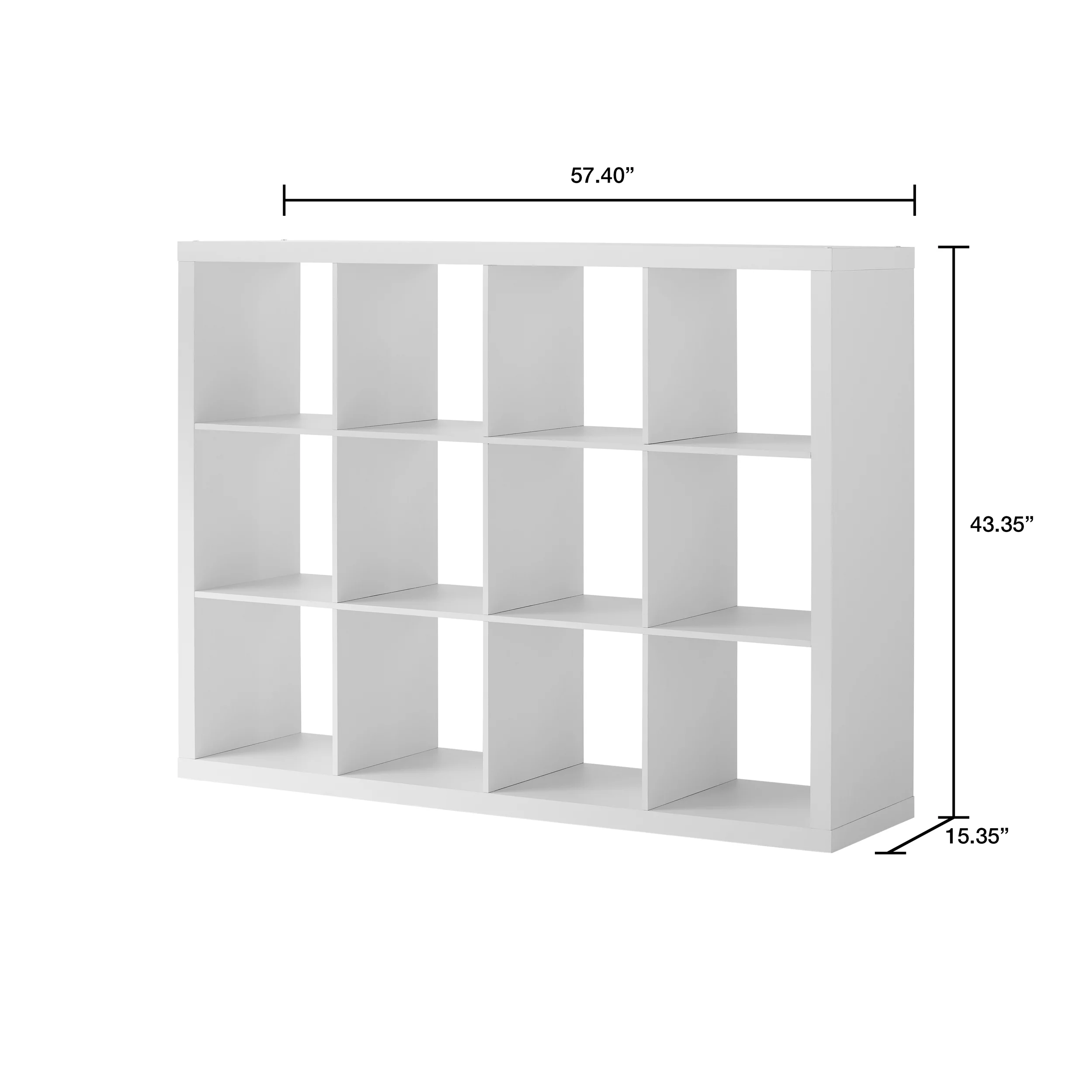 Better Homes & Gardens 12-Cube Storage Organizer, Natural - Womvr