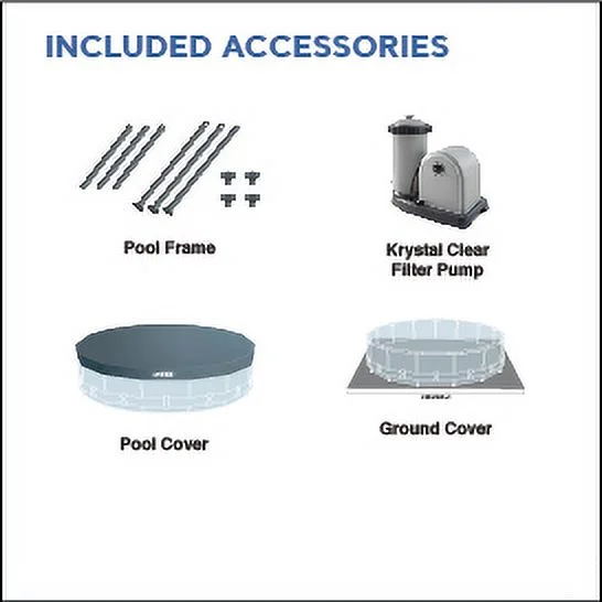 Intex 18Ft X 48In Prism Frame Premium Pool Set - Womvr
