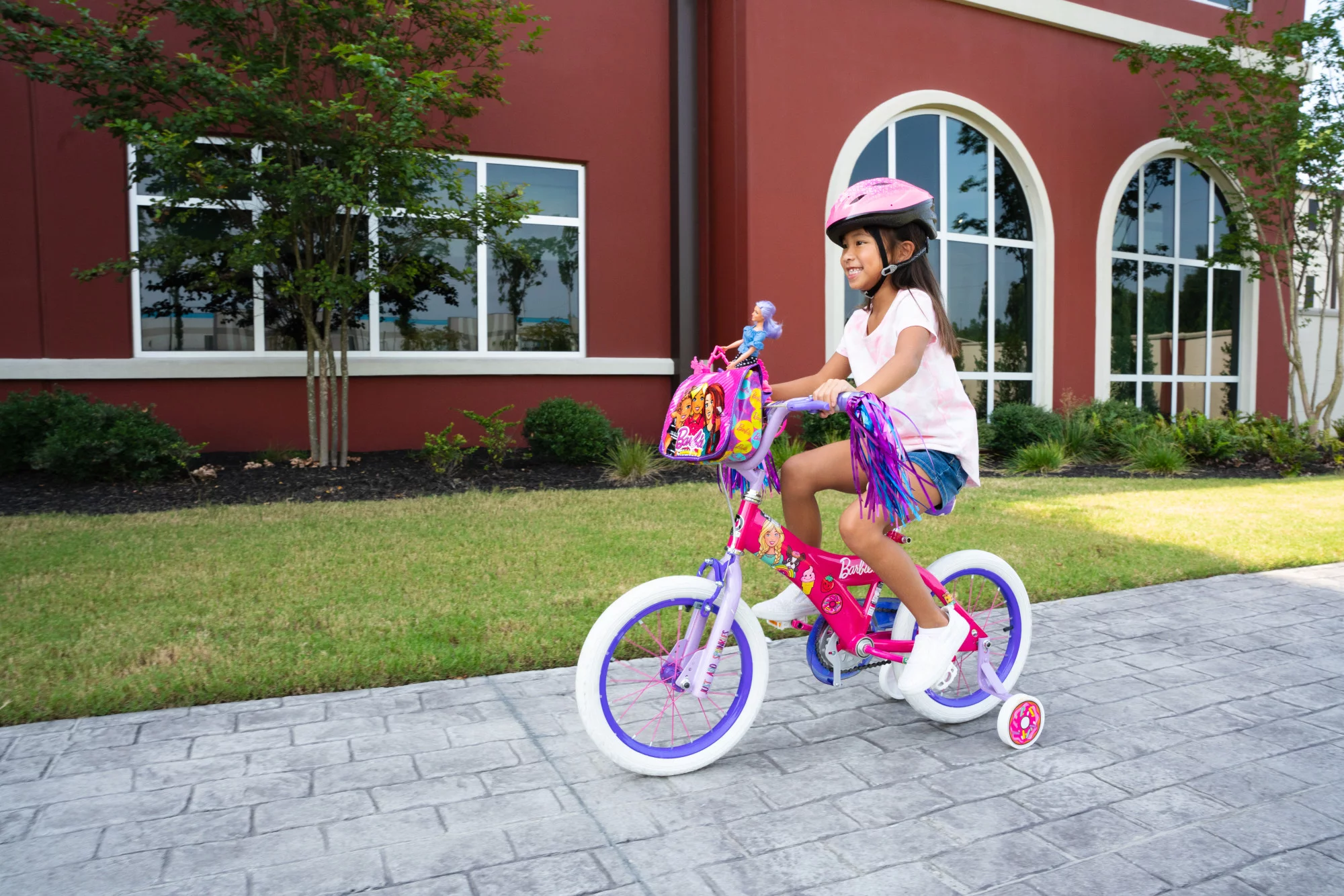 Dynacraft Barbie 16-Inch Girls BMX Bike For Age 5-7 Years - Womvr