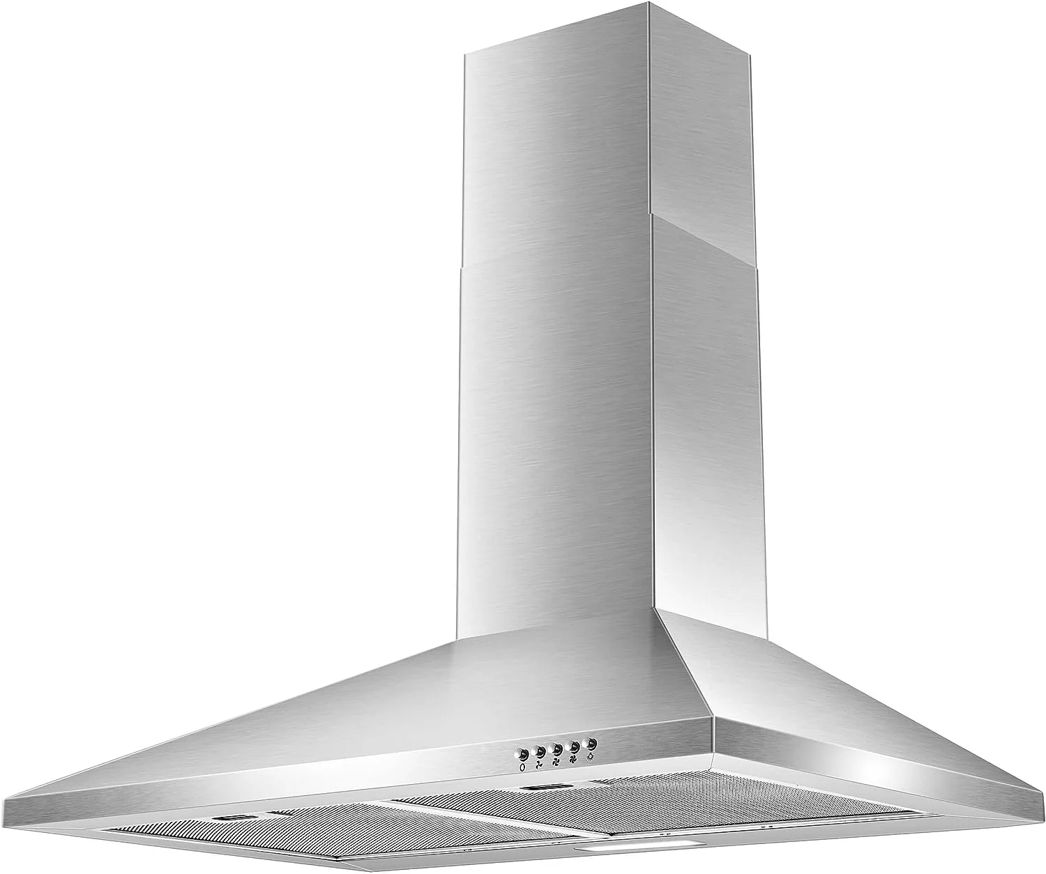 Range Hood 30 inch Wall Mounted Range Hood in Stainless Steel Convertible Stove Vent Hood 3 Speed - Womvr