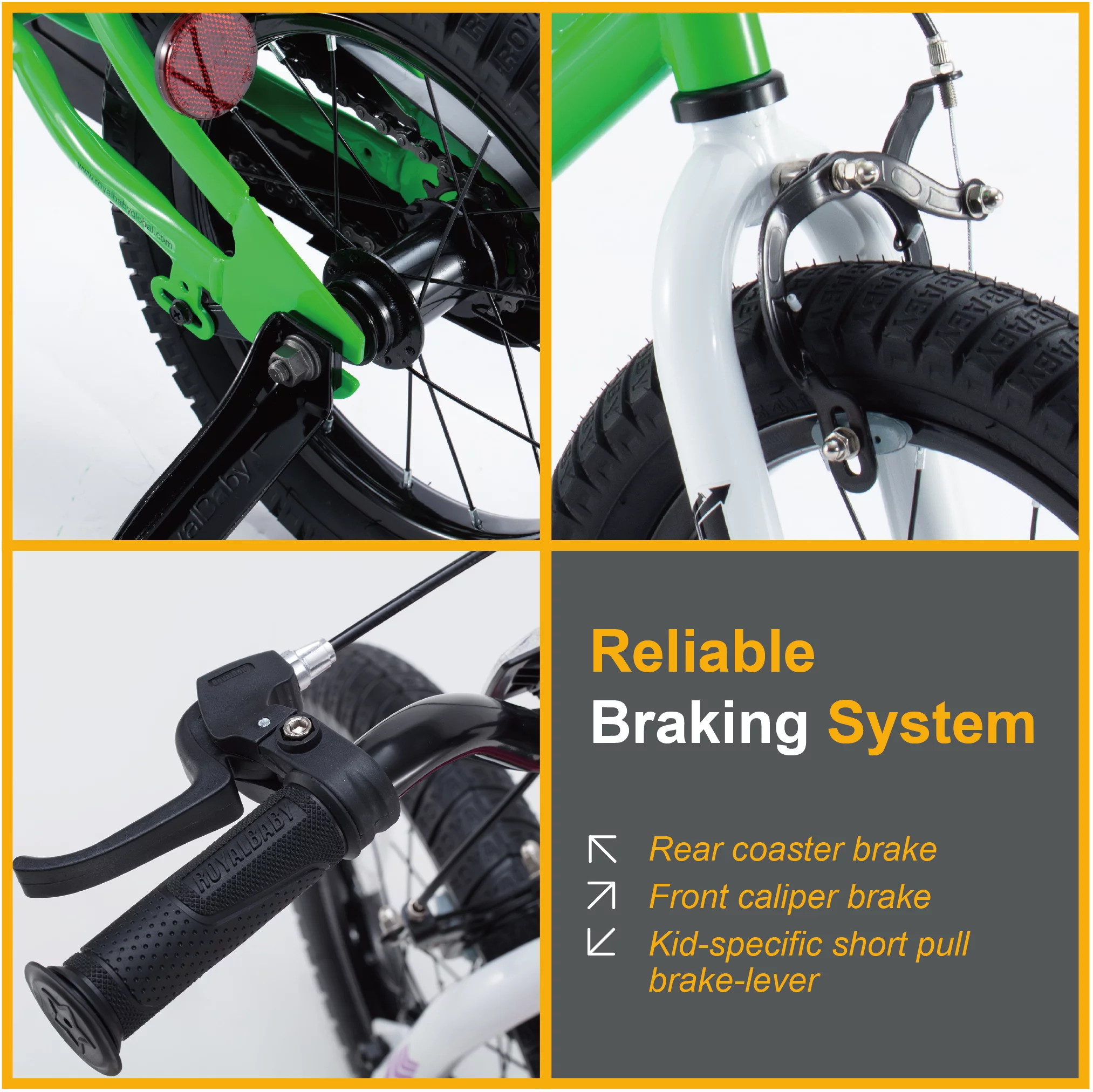 Royalbaby Freestyle Kids Bike 12 14 16 18 20 Inch Bicycle for Boys Girls Ages 3-12 Years, Multiple Color Options - Womvr