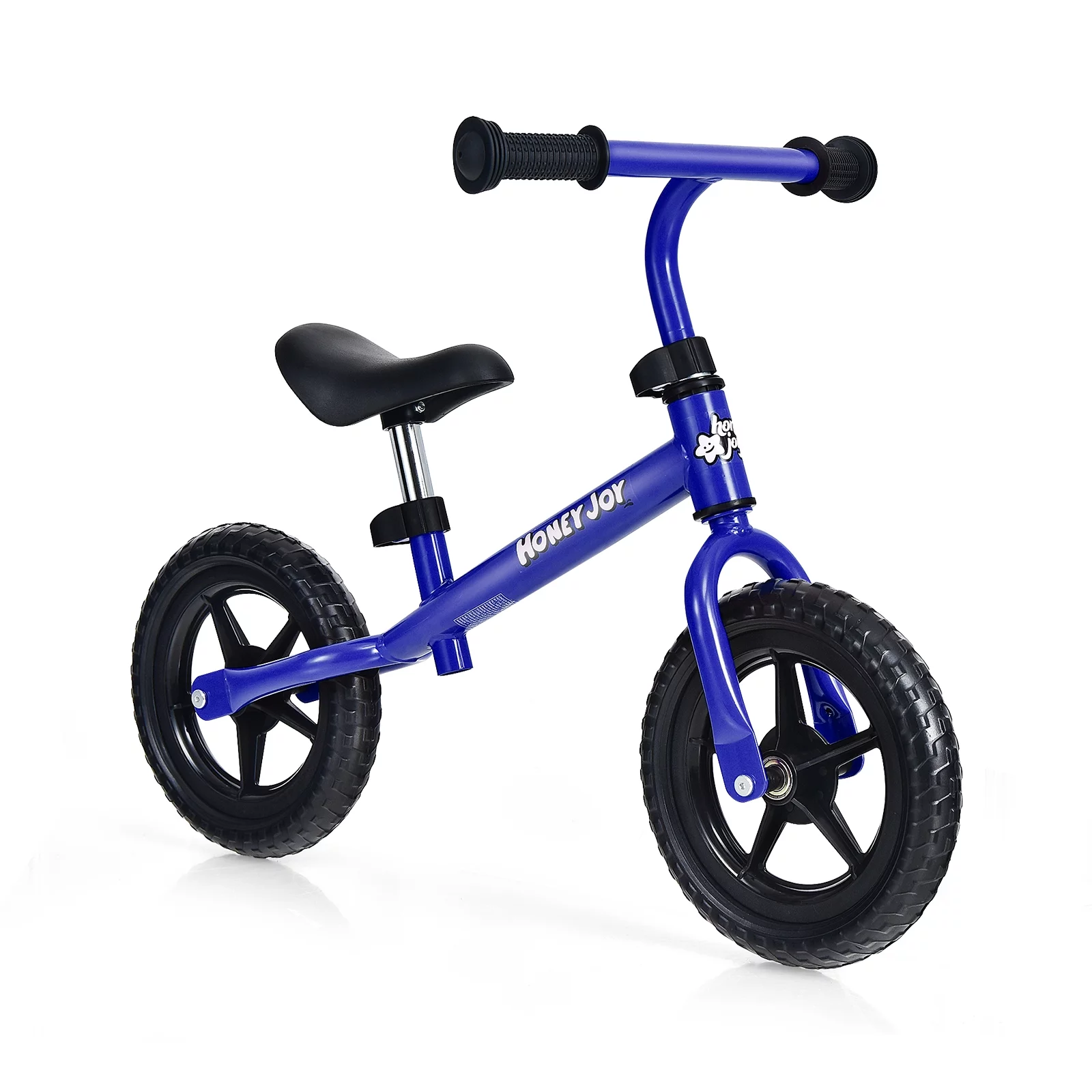 Infans Kids Balance Bike No Pedal Training Bicycle w/Adjustable Handlebar & Seat Yellow - Womvr