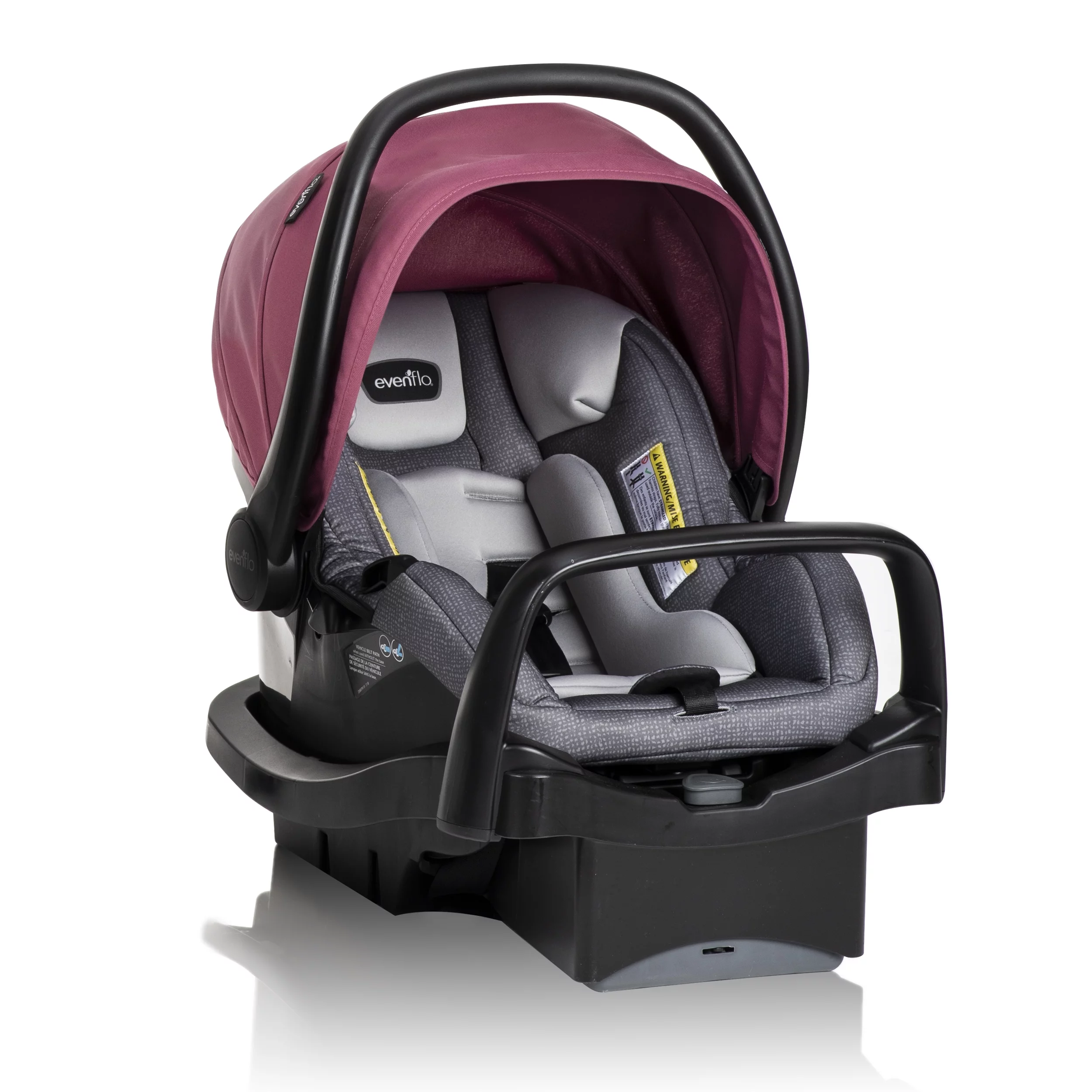 Pivot Modular Travel System with LiteMax Infant Car Seat with Anti-Rebound Bar (Casual Gray) - Womvr