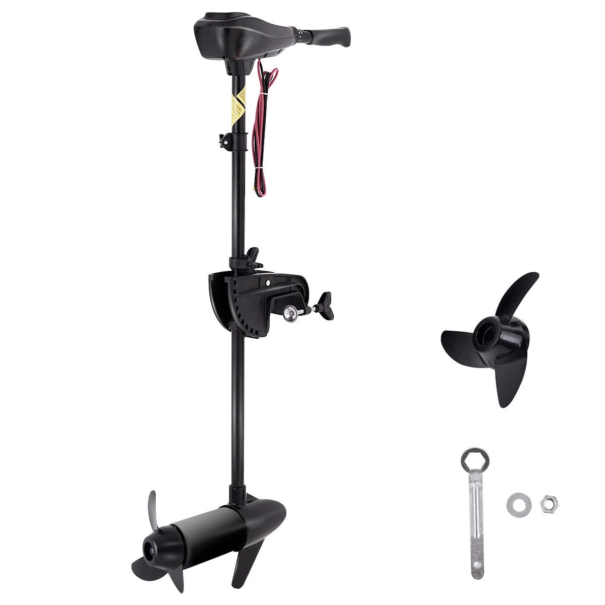Costway New 86lbs Freshwater Transom Mounted Trolling Motor 36