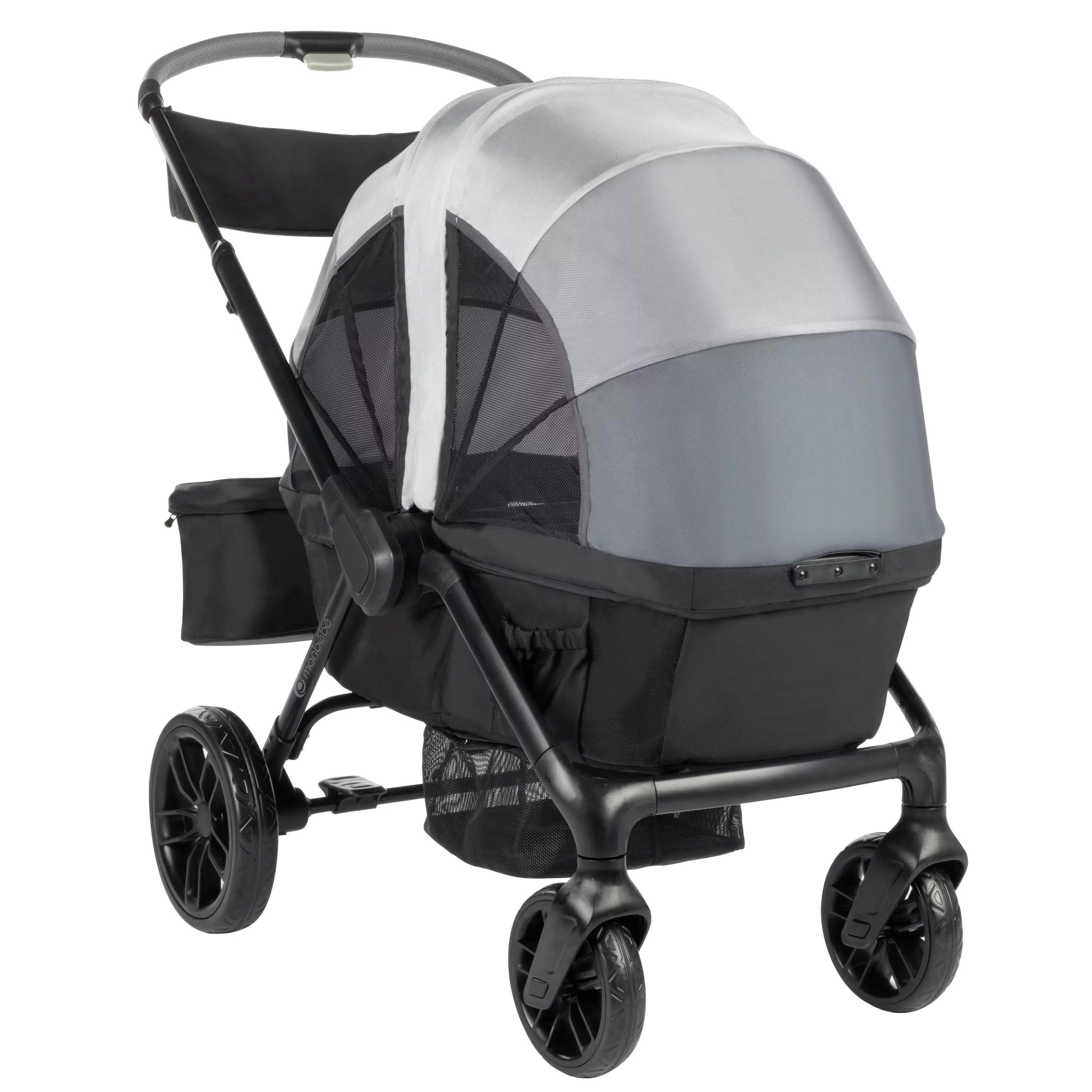 Monbebe Everyday Outings Wagon Stroller, Cobblestone Grey - Womvr
